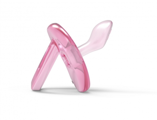 Силіконова ортодонтична пустушка Nuvita Orthosoft Light, 0+ міс., рожева (NV7051Pink) - фото 2