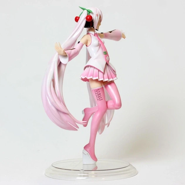 Фігурка Sega Вокалоїд Сакура Міку Vocaloid Sakura Miku 2023 20 см S V SM 2023 - фото 2