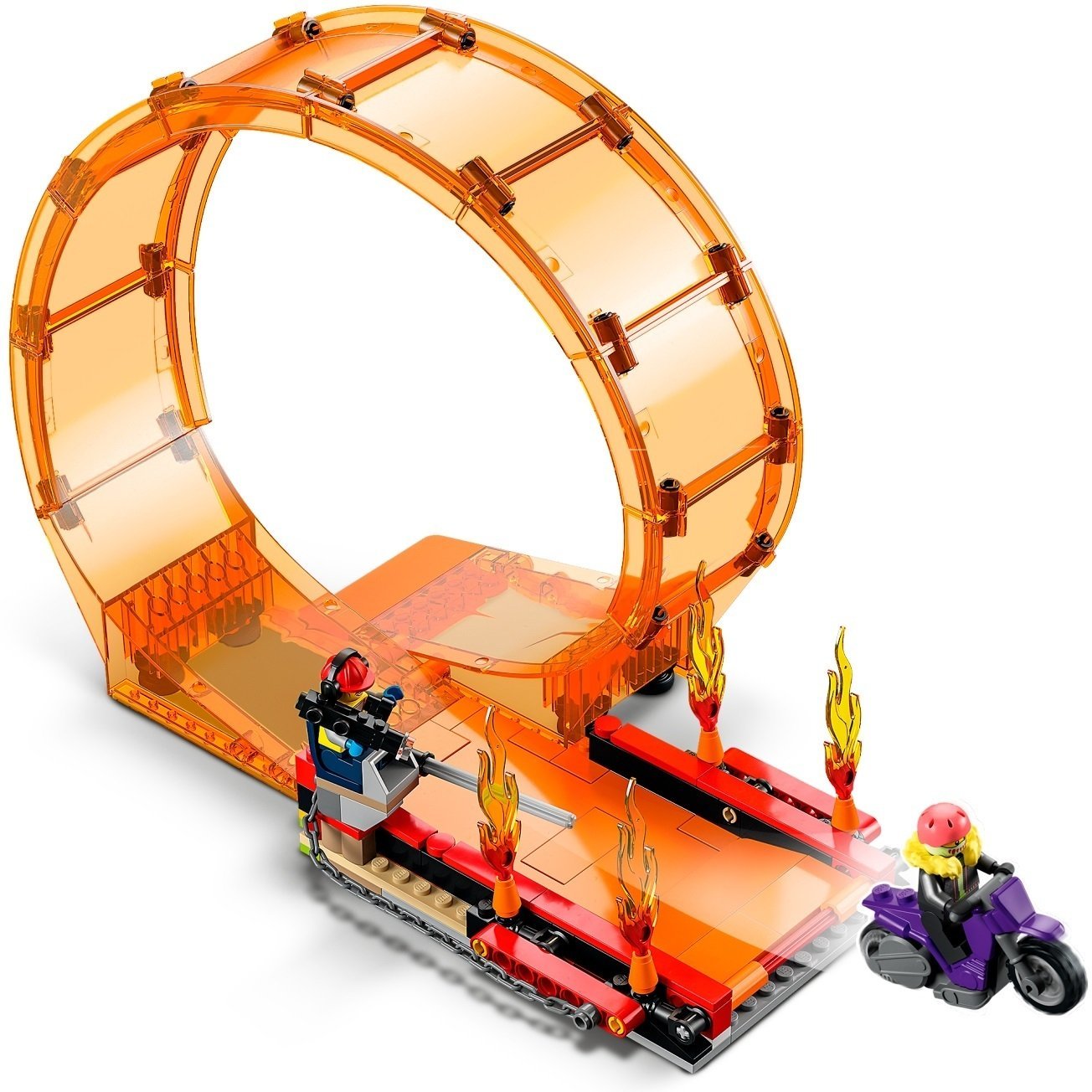 Конструктор LEGO City Подвійна петля Арена для трюків, 598 деталей (60339) - фото 10