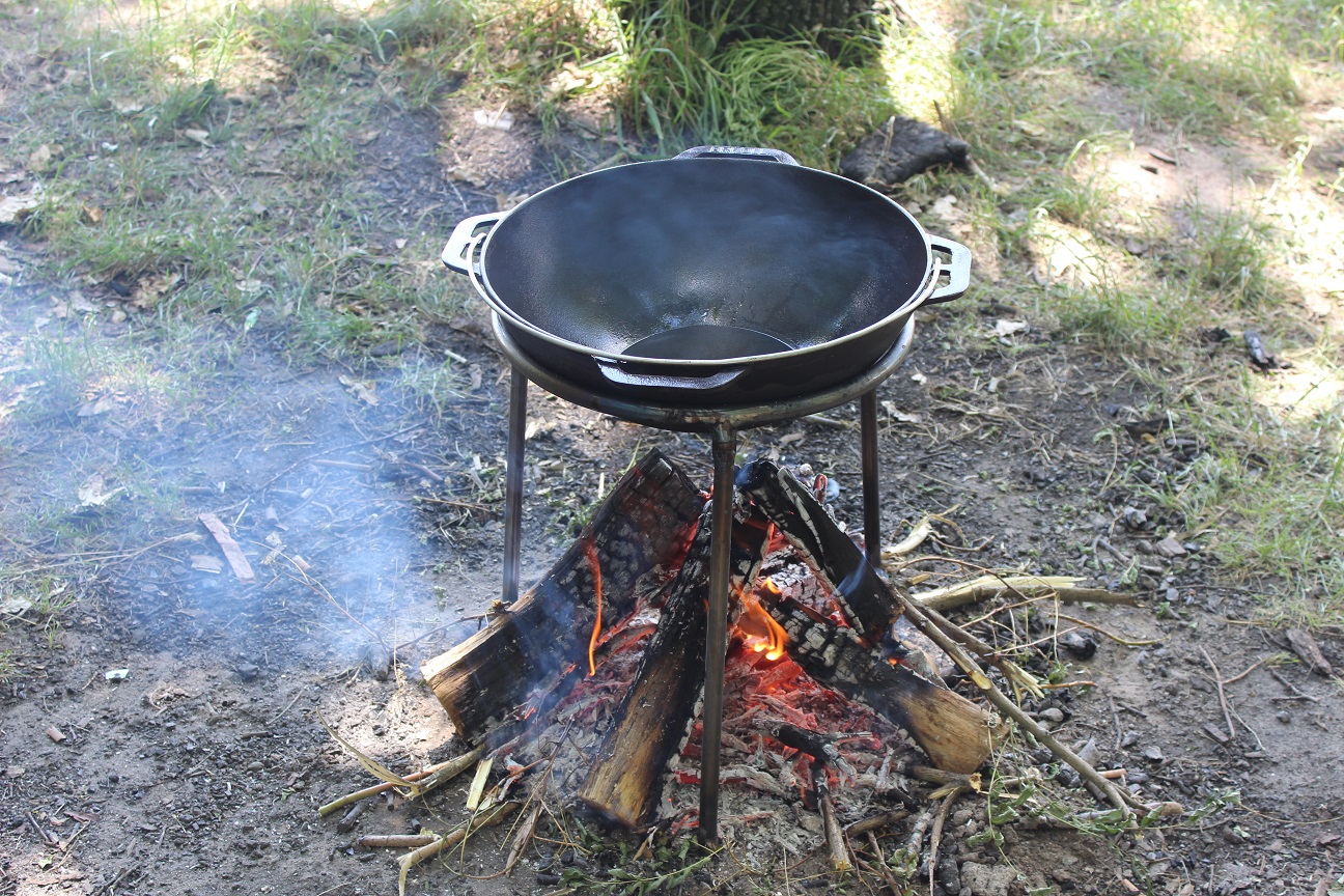 Казан чавунний азіатський Brizoll з кришкою-сковородою, 8 л (KA08-2) - фото 5