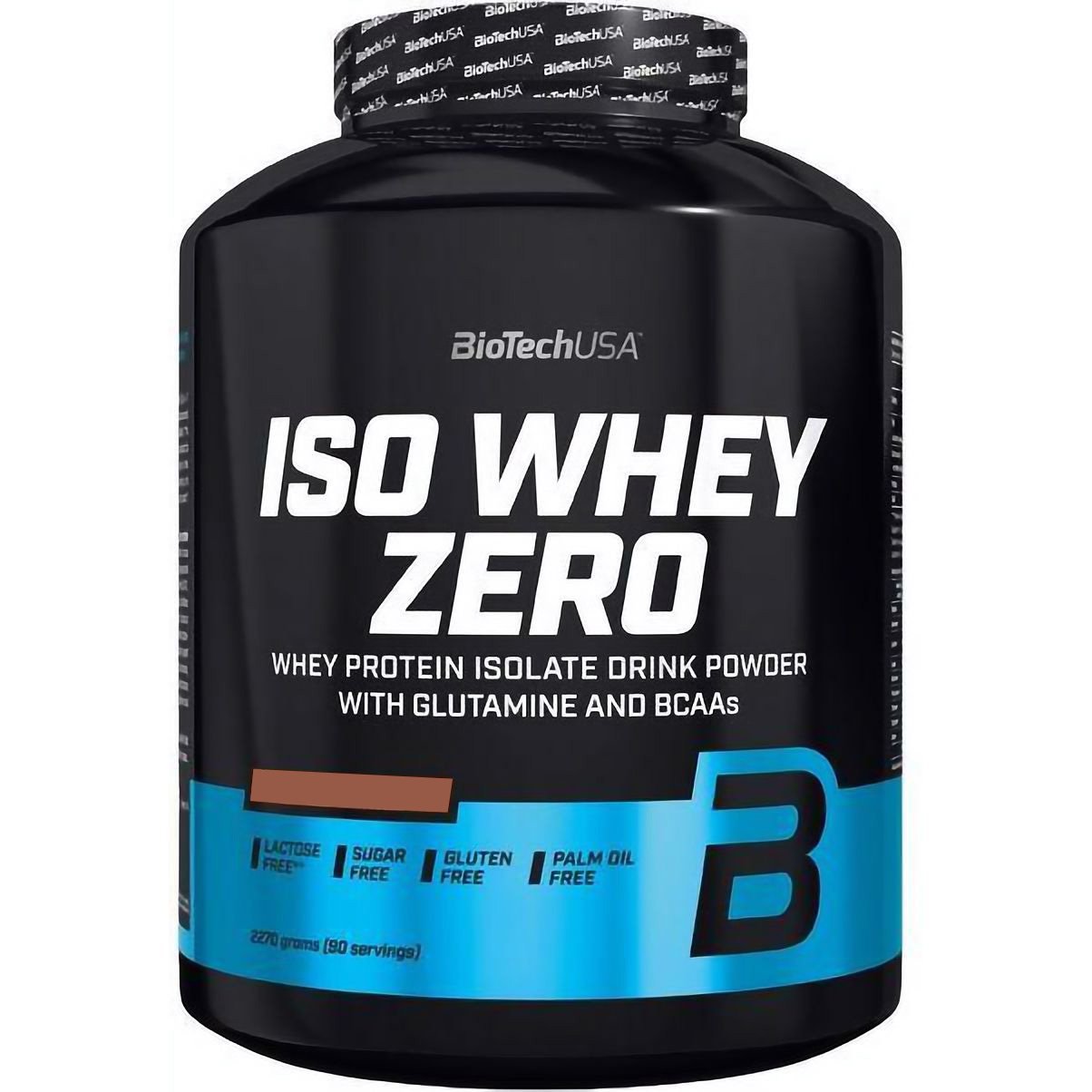 Протеин BioTech Iso Whey Zero Lactose Free Chocolate 2.27 кг - фото 1