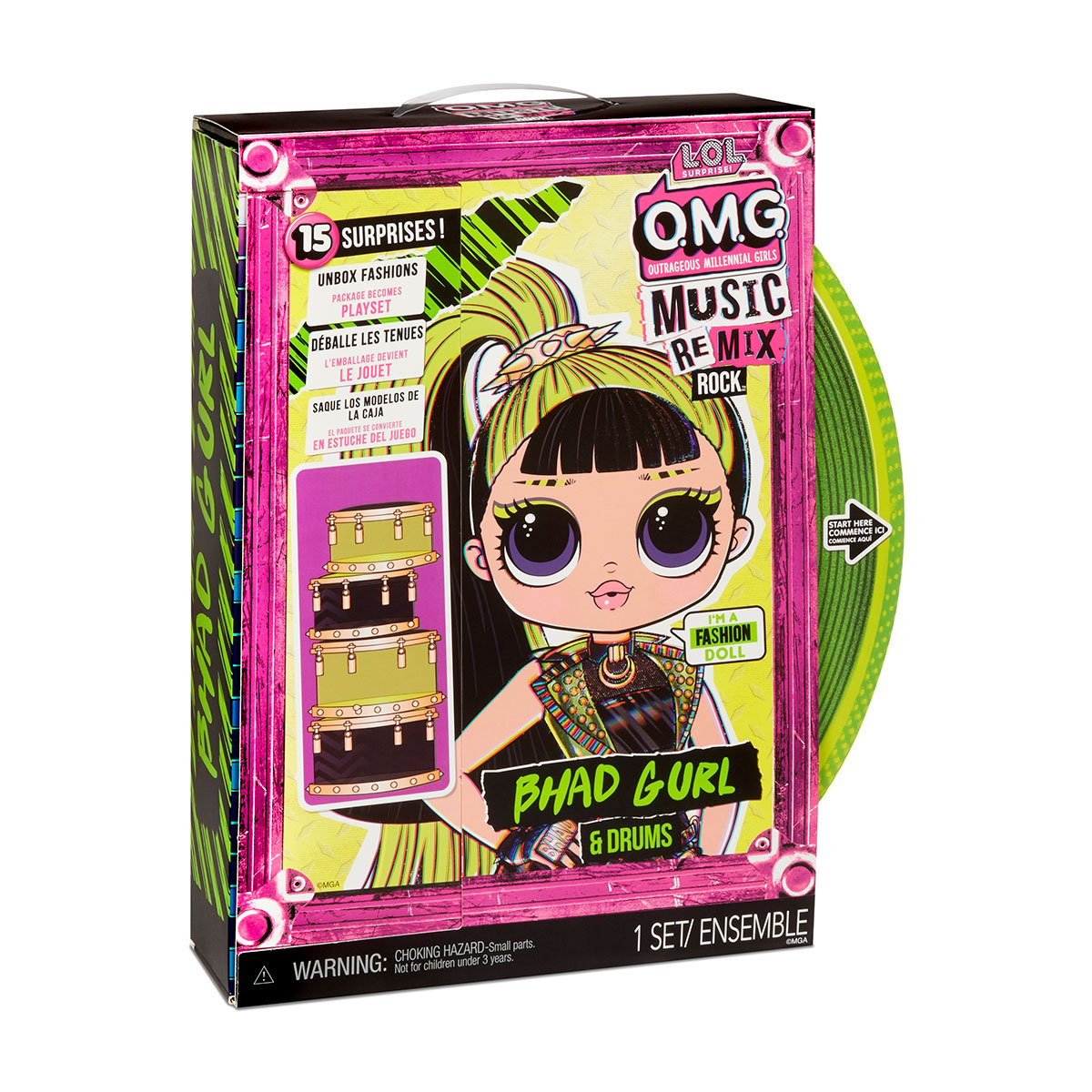 Ігровий набір лялькою L.O.L. Surprise O.M.G Remix Rock Леді Ритм, з аксесуарами (577584) - фото 6