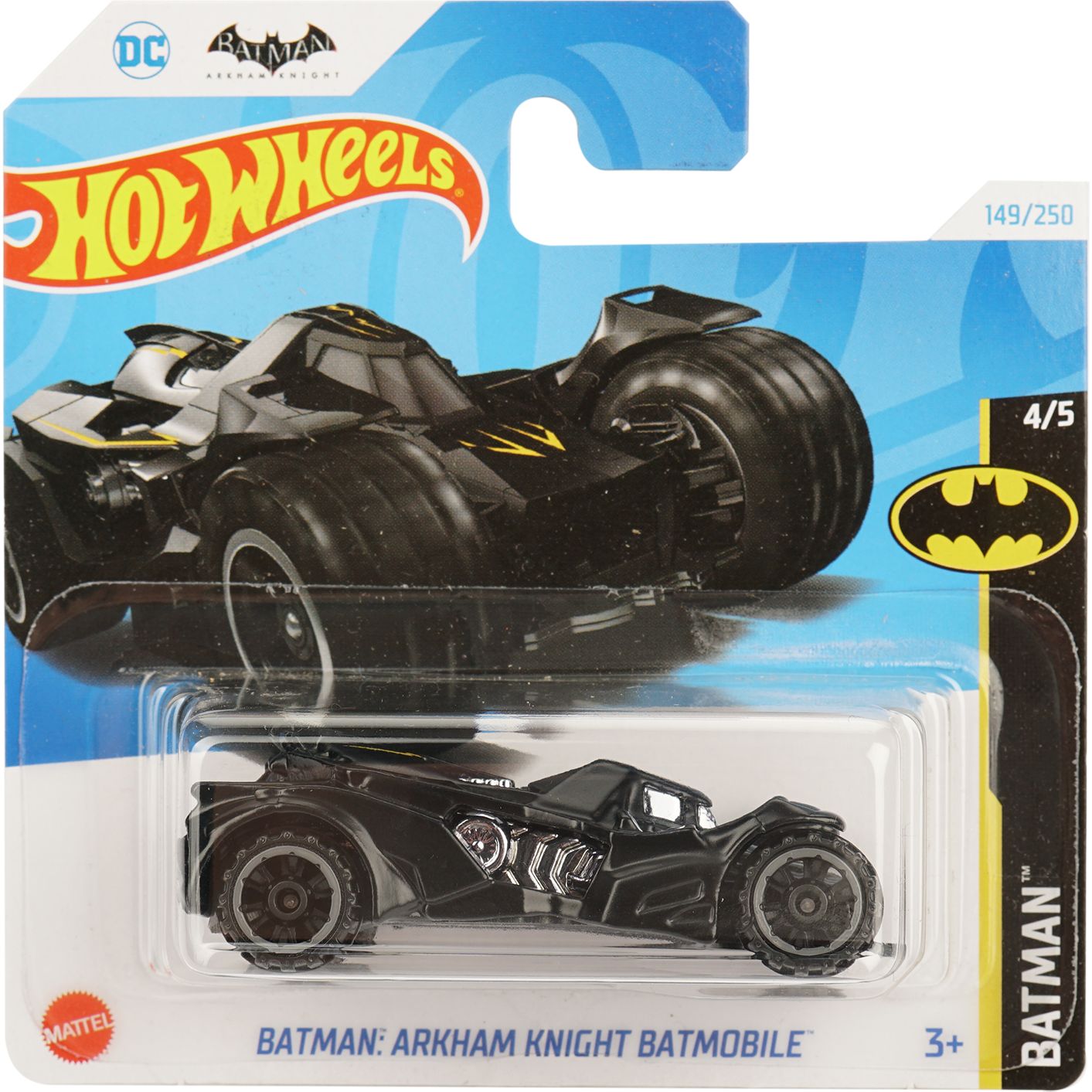 Базова машинка Hot Wheels Batman Arkham Knight Batmobile чорна (5785) - фото 1