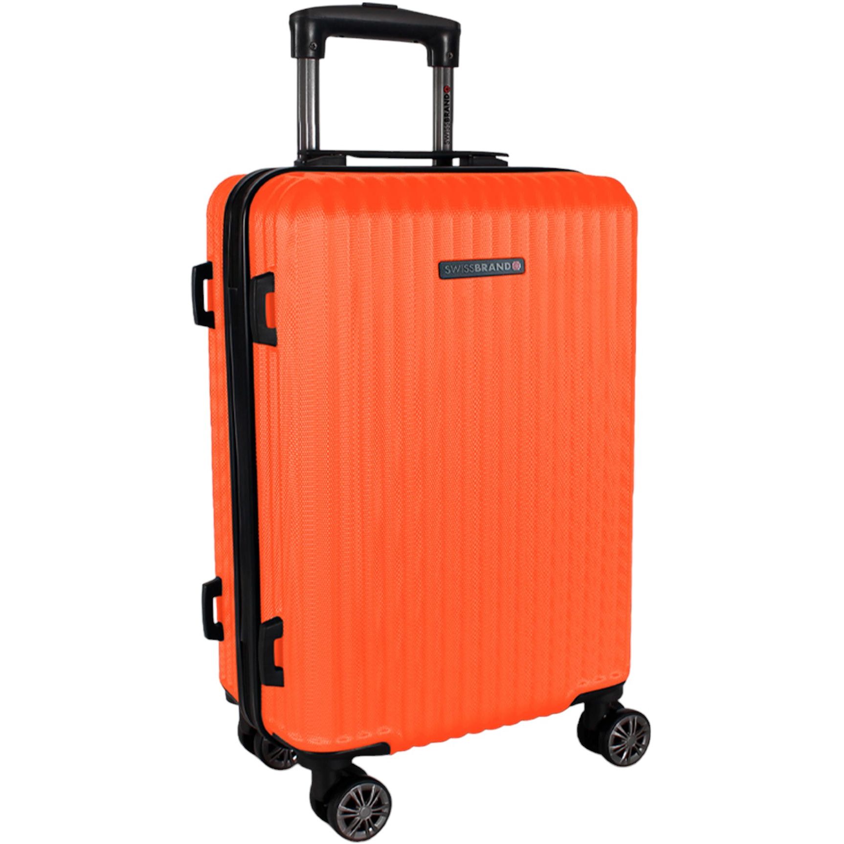 Чемодан Swissbrand Riga 2.0 L Neon Orange (SWB_LHRIG743L) - фото 1