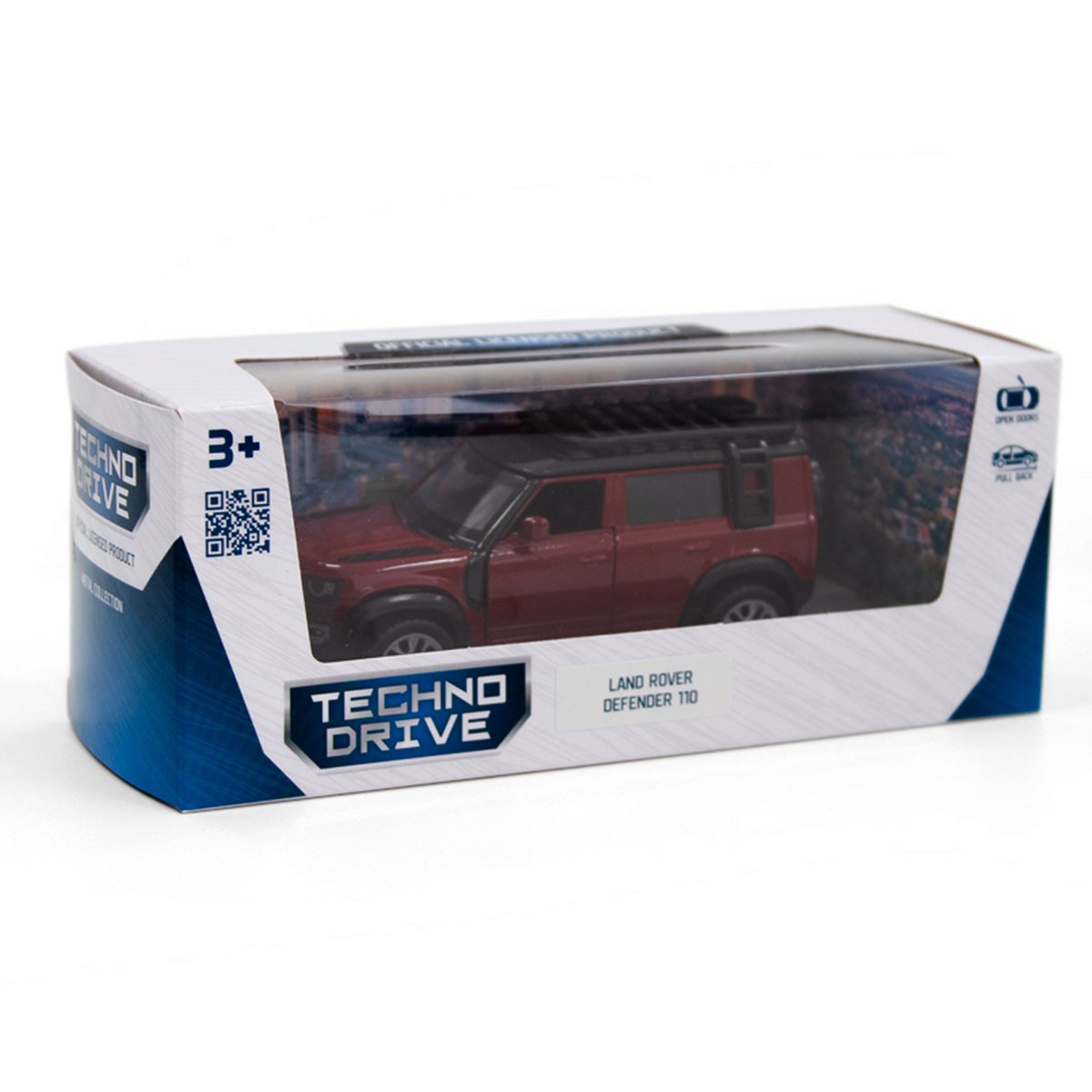 Автомодель TechnoDrive Land Rover Defender 110, красный (250288) - фото 12