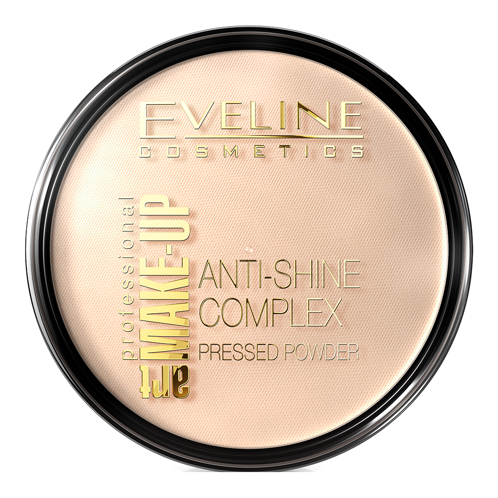 Пудра минеральная матирующая с шолком Eveline Art Professional Make Up Anti-Shine, тон 35 (Golden Beige) (LPUDARTM35) - фото 1