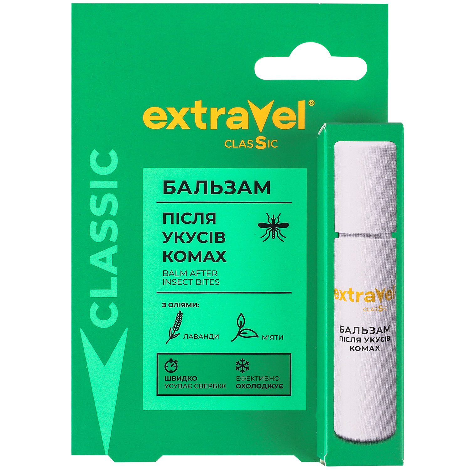 Бальзам Extravel Classic после укусов насекомых 7 мл - фото 1