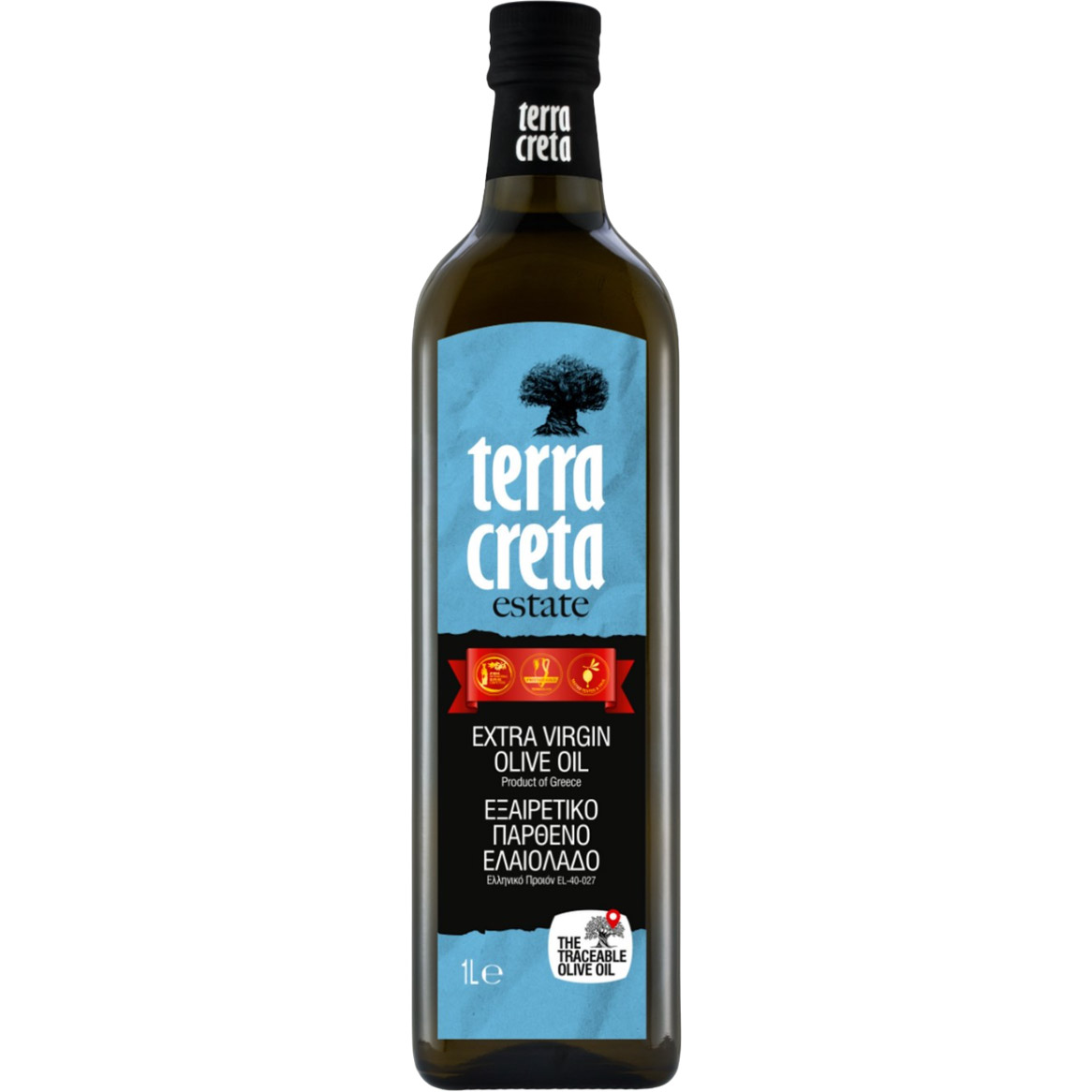 Оливкова олія Terra Creta Marasca Extra Virgin 1 л - фото 1