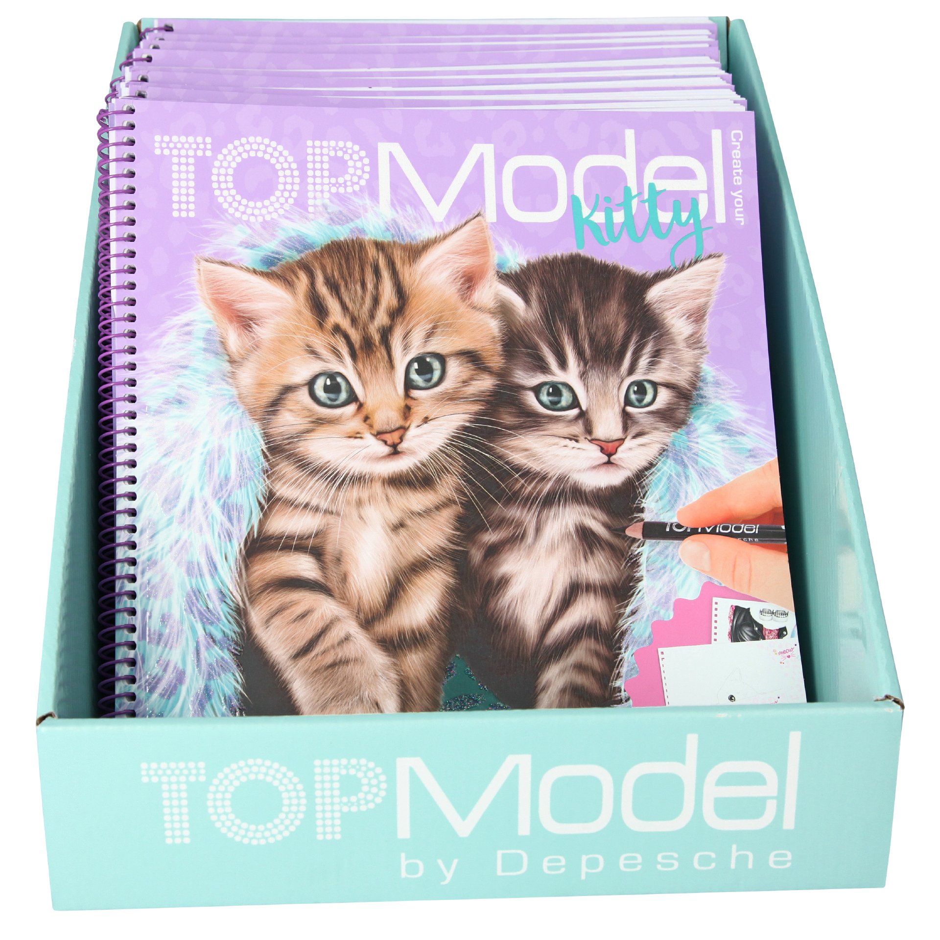 Альбом для розфарбовування Motto A/S Кошенята Top Model (411133) - фото 3
