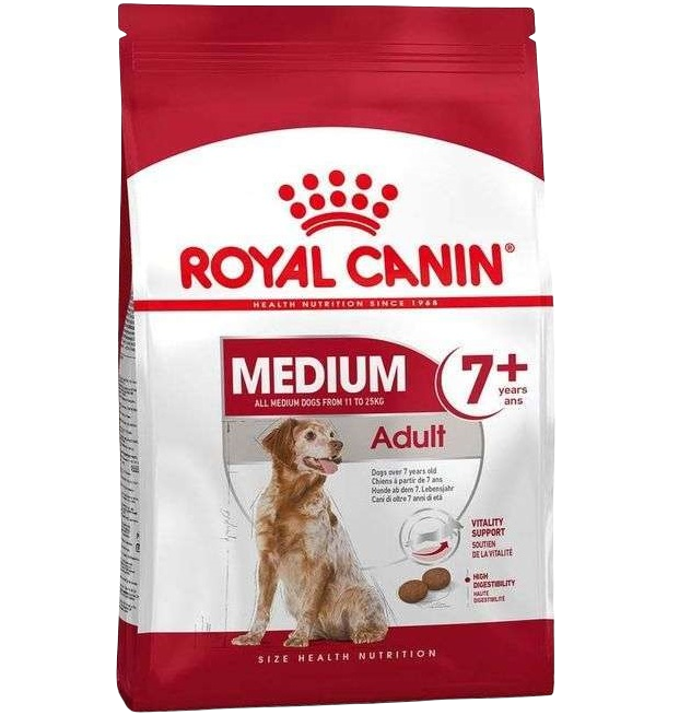 Сухой корм для стареющих собак Royal Canin Medium Adult 7+, 4 кг (3005040) - фото 1