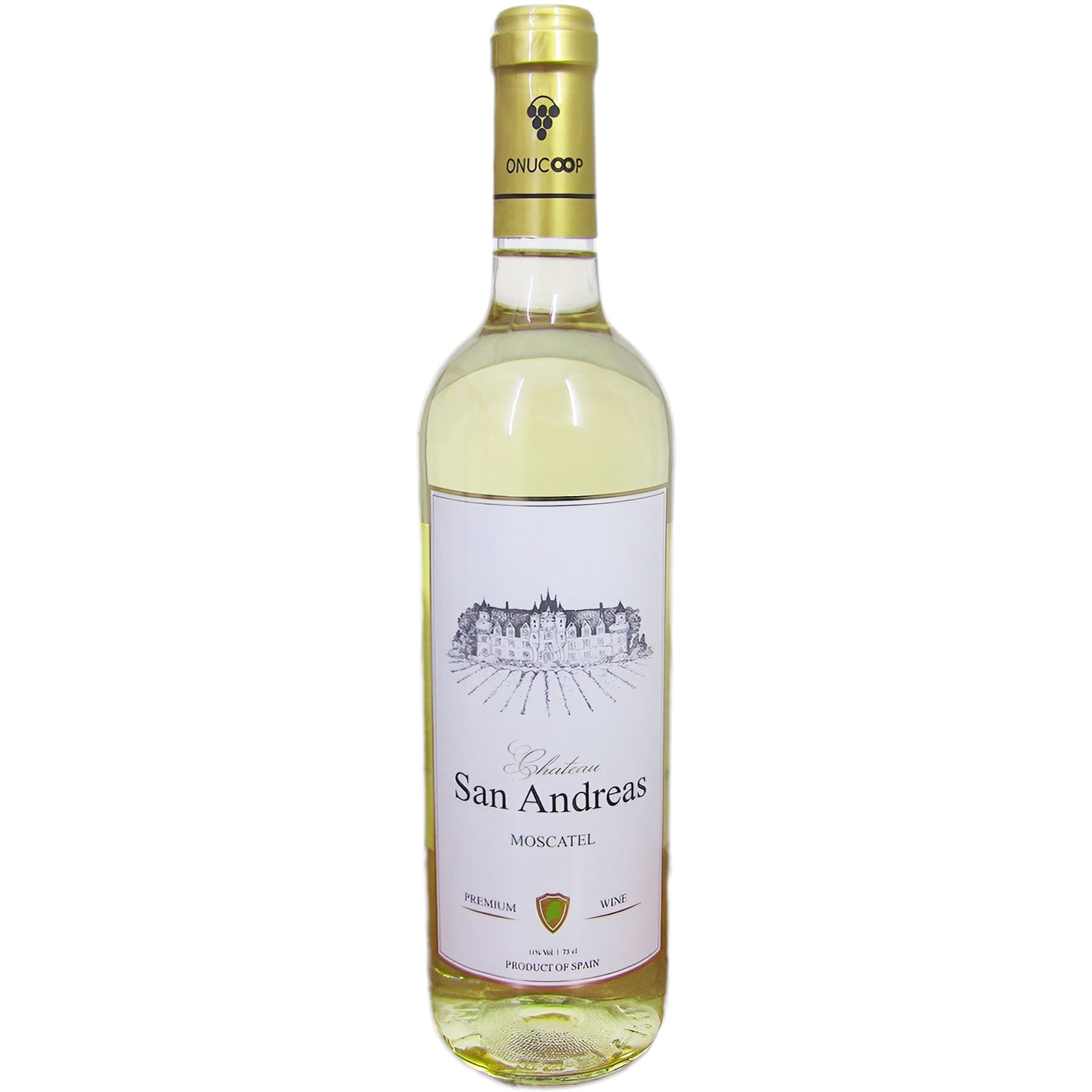 Вино Chateau San Andreas Moscatel біле сухе 0.75 л - фото 1
