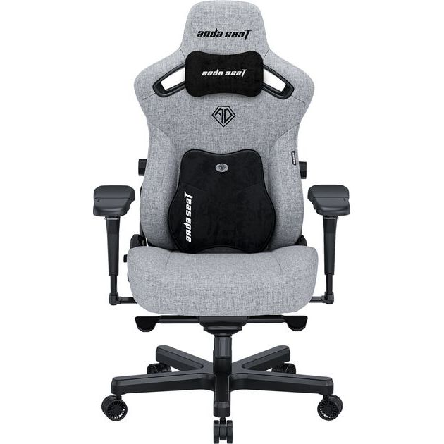 Крісло ігрове Anda Seat Kaiser 3 Pro Size XL Grey Fabric - фото 1