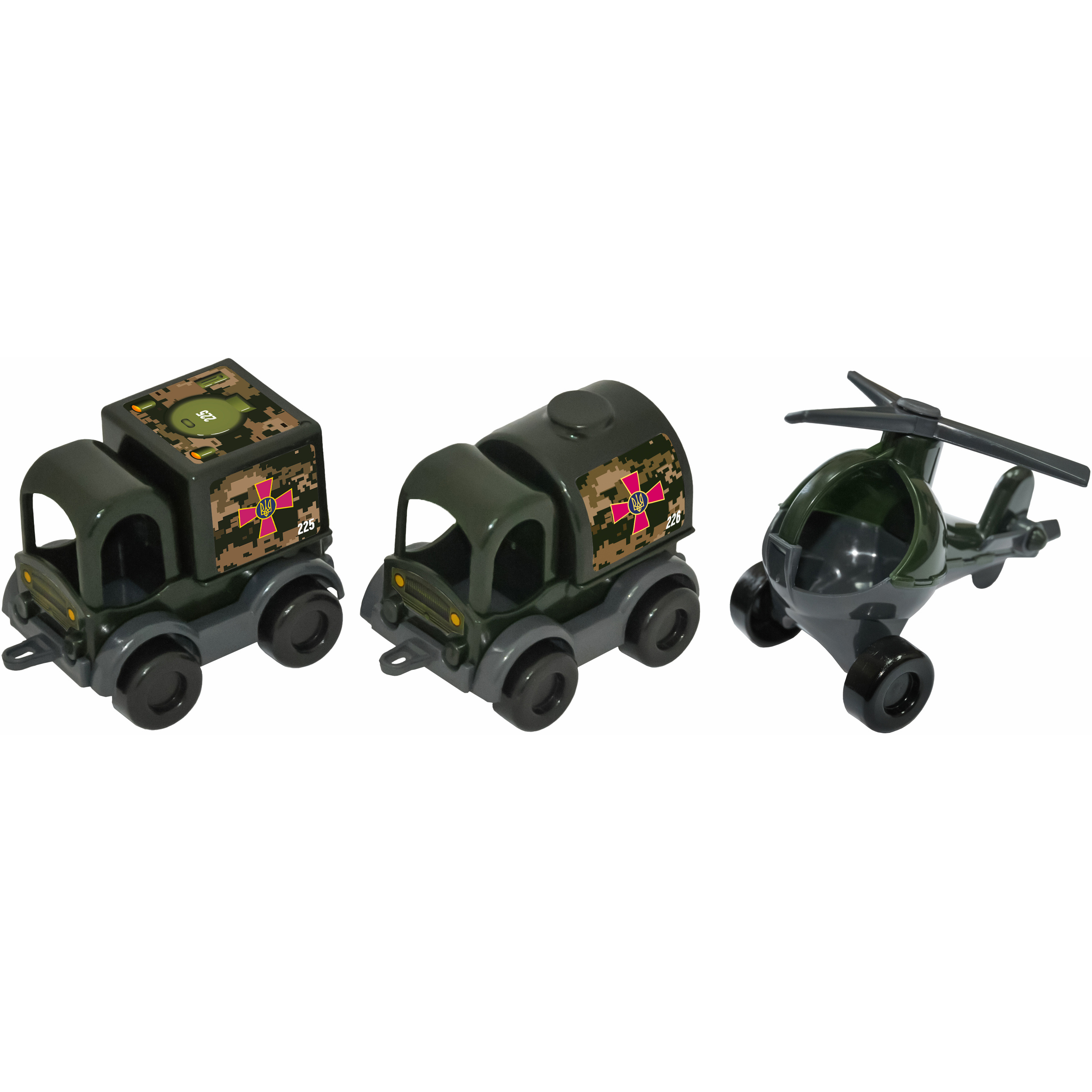 Игровой набор Tigres Kids Cars Military 3 шт. (39998) - фото 2