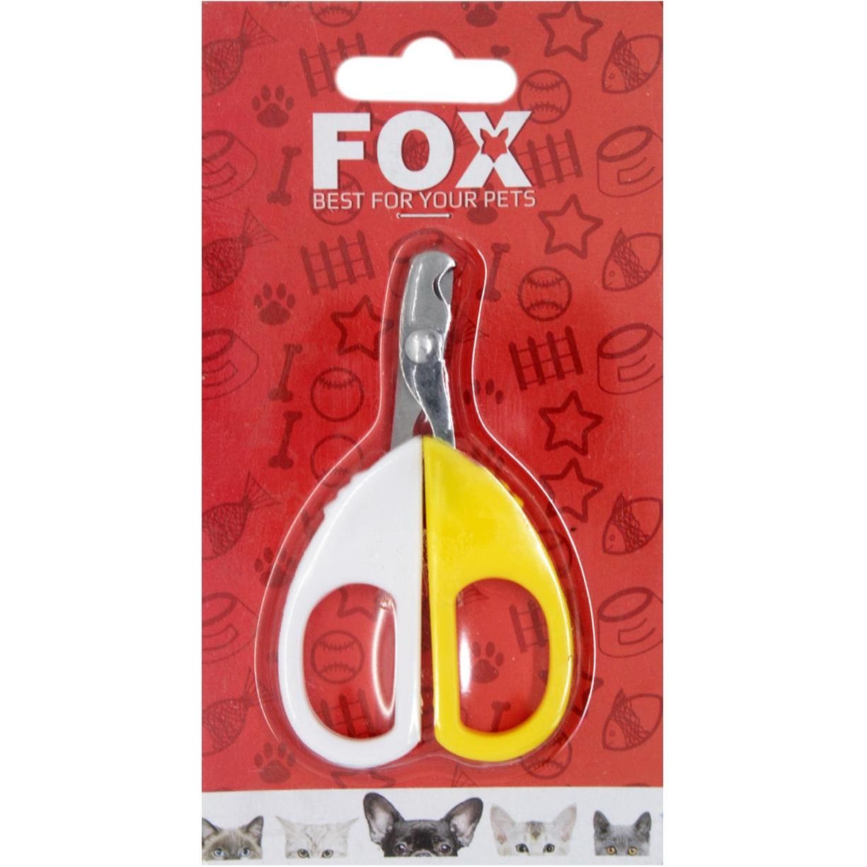 Ножницы для стрижки когтей Fox с закругленными концами 9.5х5.5 см - фото 1