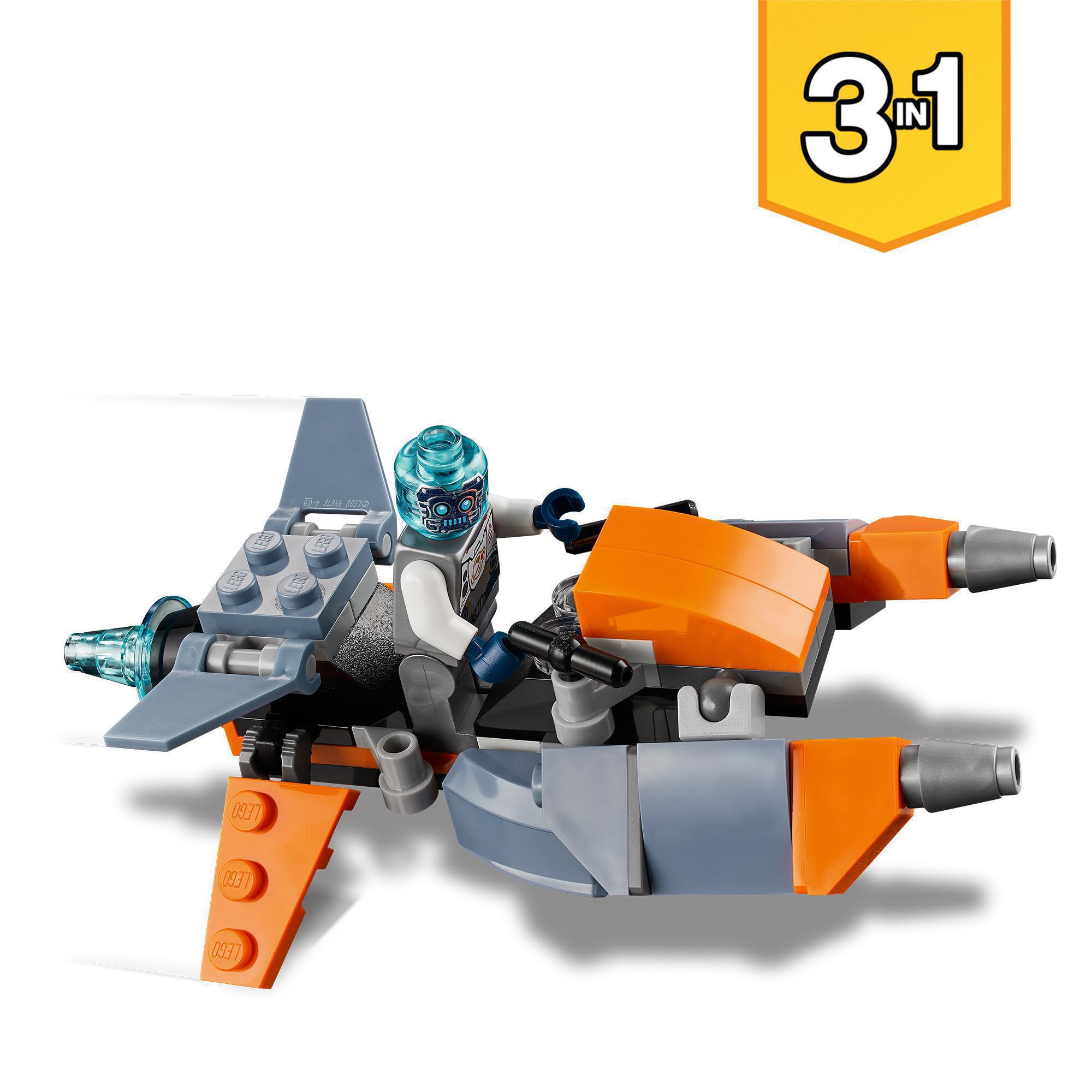 Конструктор LEGO Creator Кібердрон, 113 деталей (31111) - фото 4