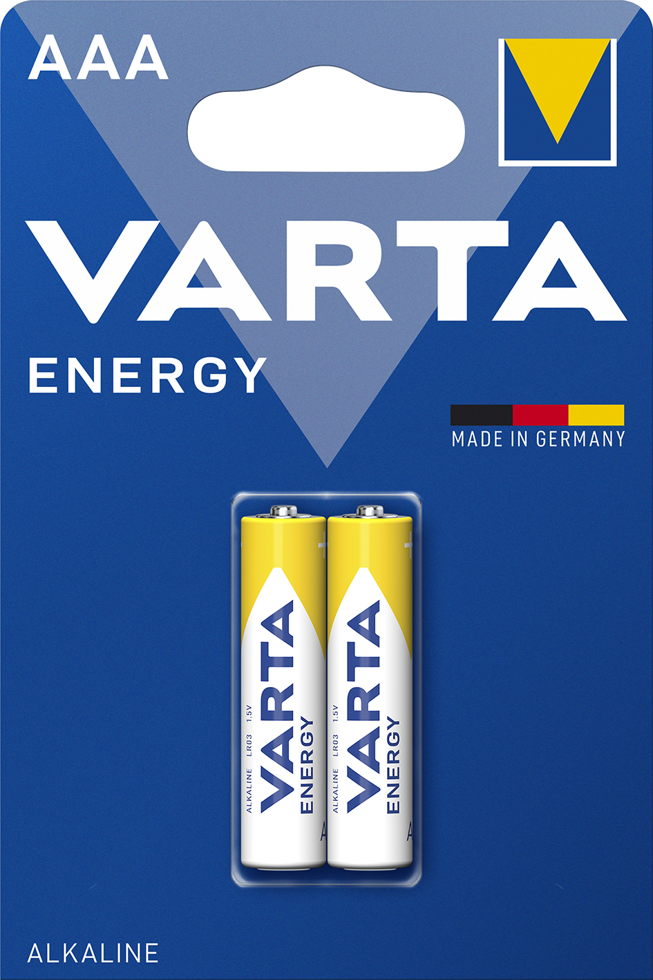 Батарейка Varta Energy AAA Bli 2, 2 шт. (4103229412) - фото 1
