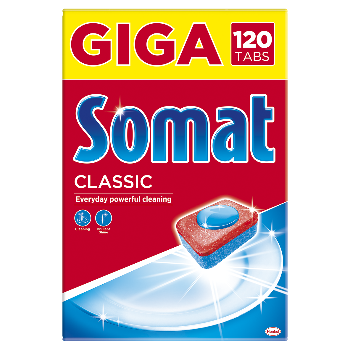 Таблетки для посудомоечных машин Somat Classic, 120 шт. (708914) - фото 1