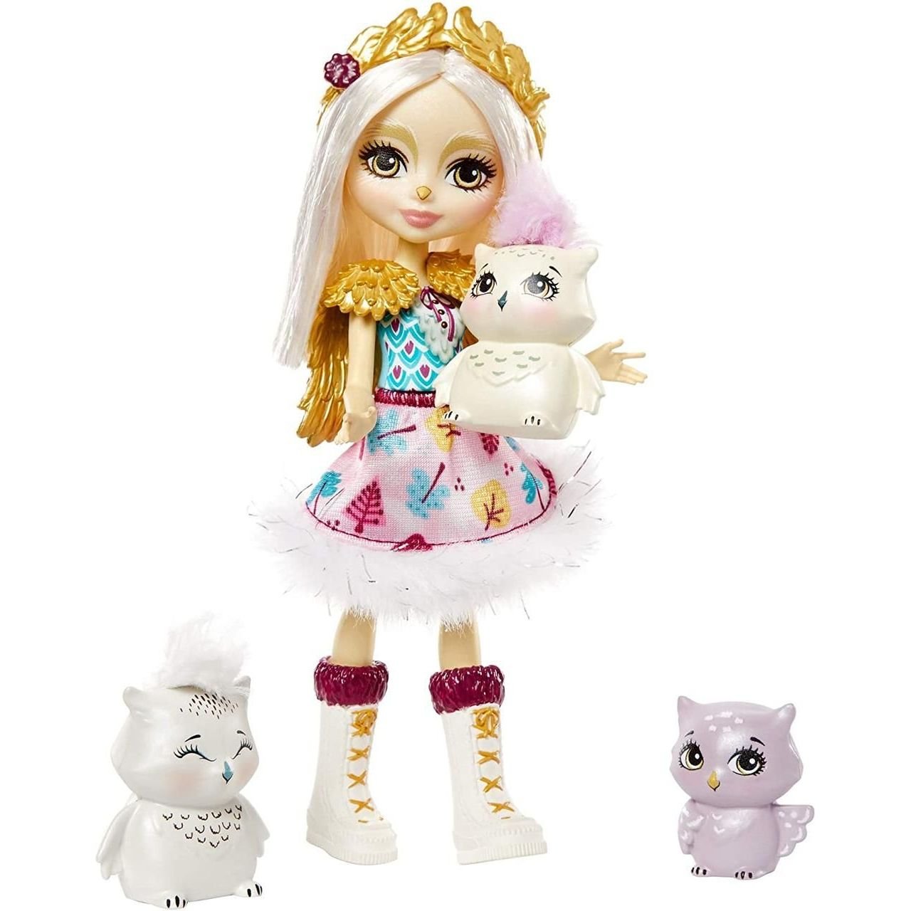 Набір ляльок Enchantimals Сім'я білої сови Одель (GJX46) - фото 1