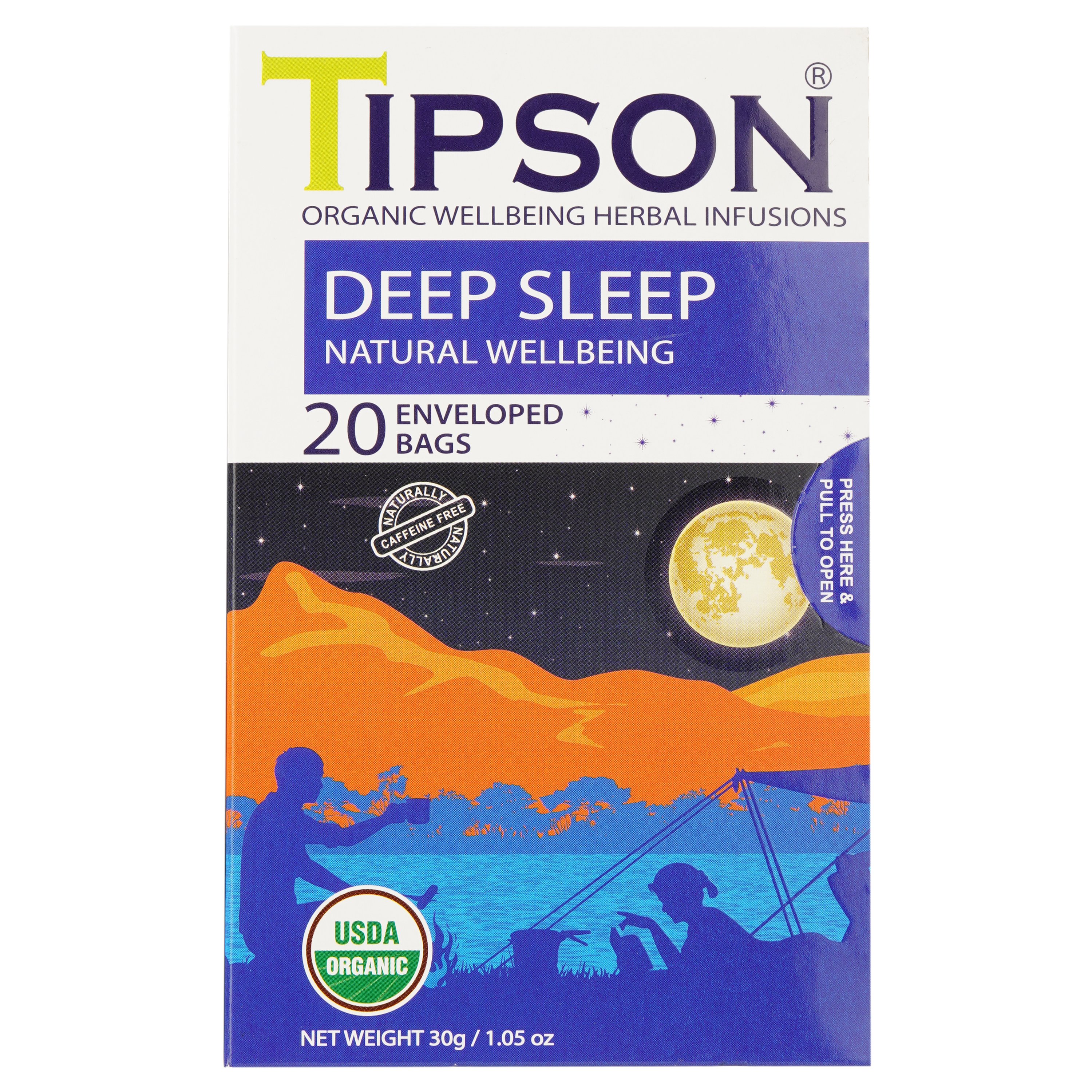 Суміш трав'яна Tipson Deep Sleep, 20 пакетиків (896903) - фото 1