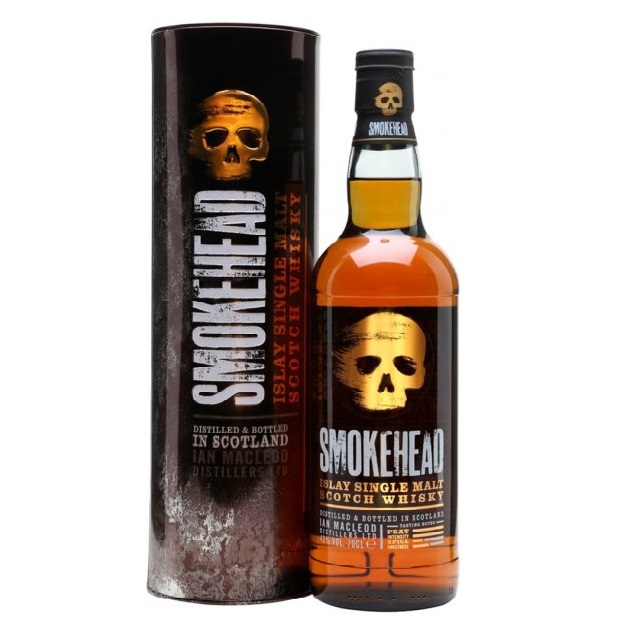 Виски Smokehead Single Malt Scotch Whisky, в тубусе, 43%, 0,7 л (29047) - фото 1