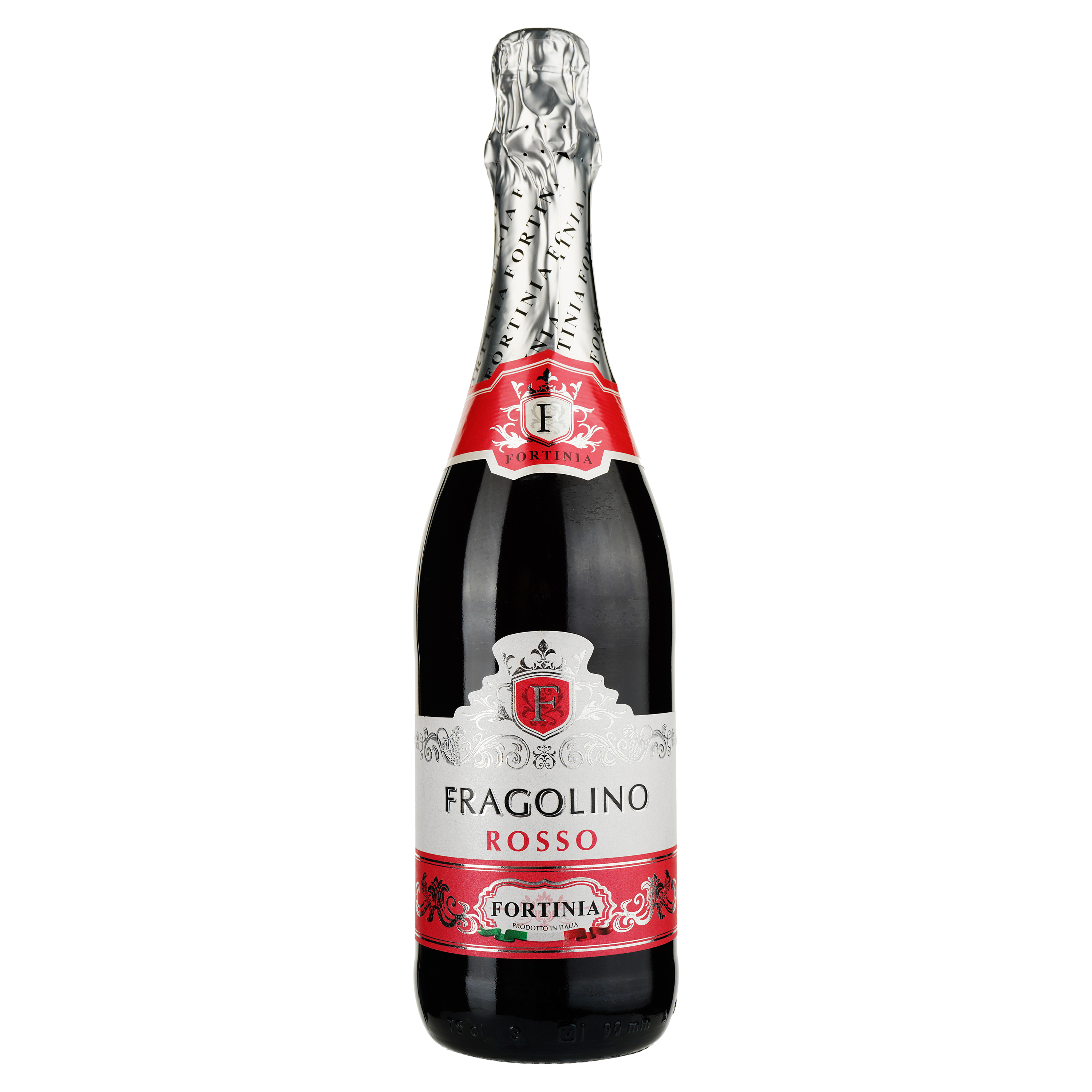 Напиток на основе вина Fragolino Fortinia Rosso, 7%, 0,75 л - фото 1