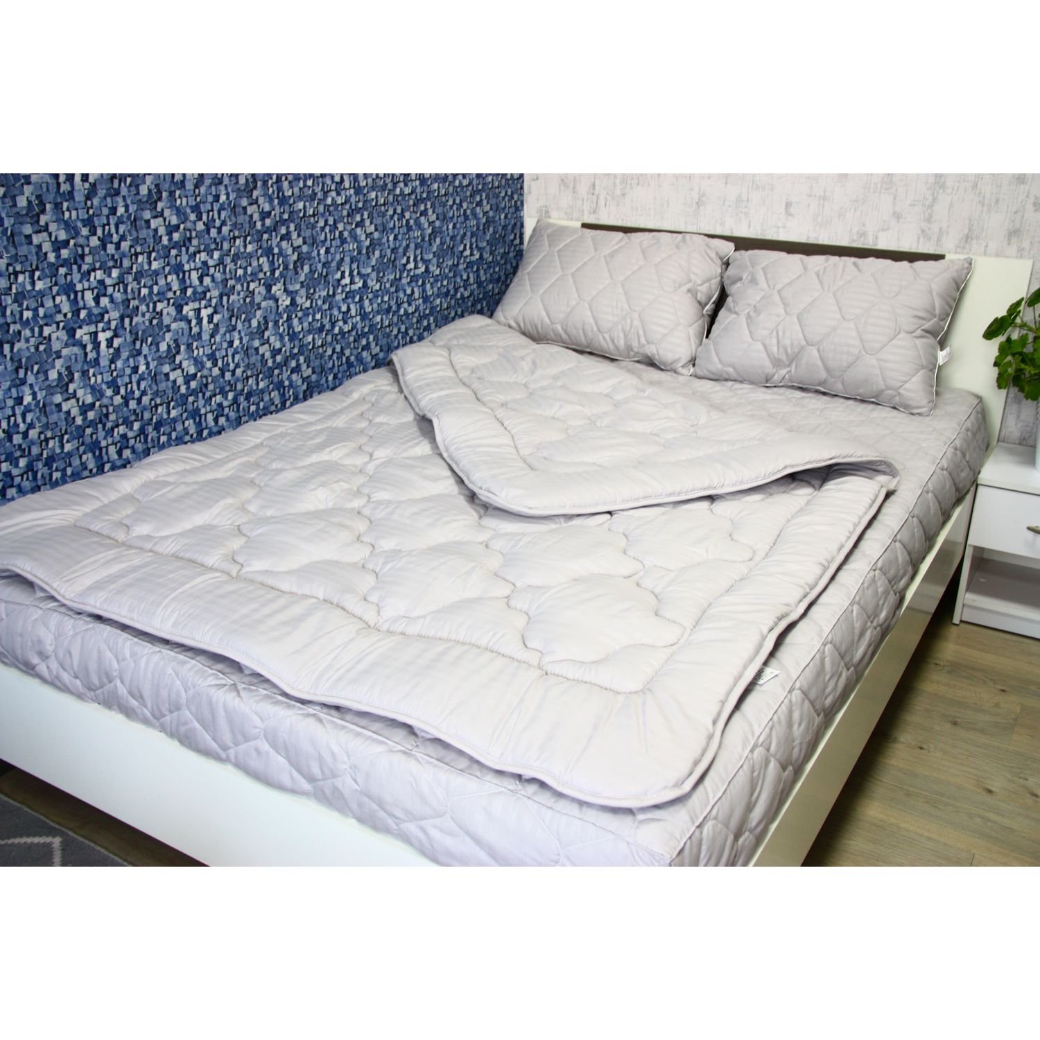 Чехол для подушки LightHouse Mf Stripe, 70х70 см, серый (602398) - фото 3