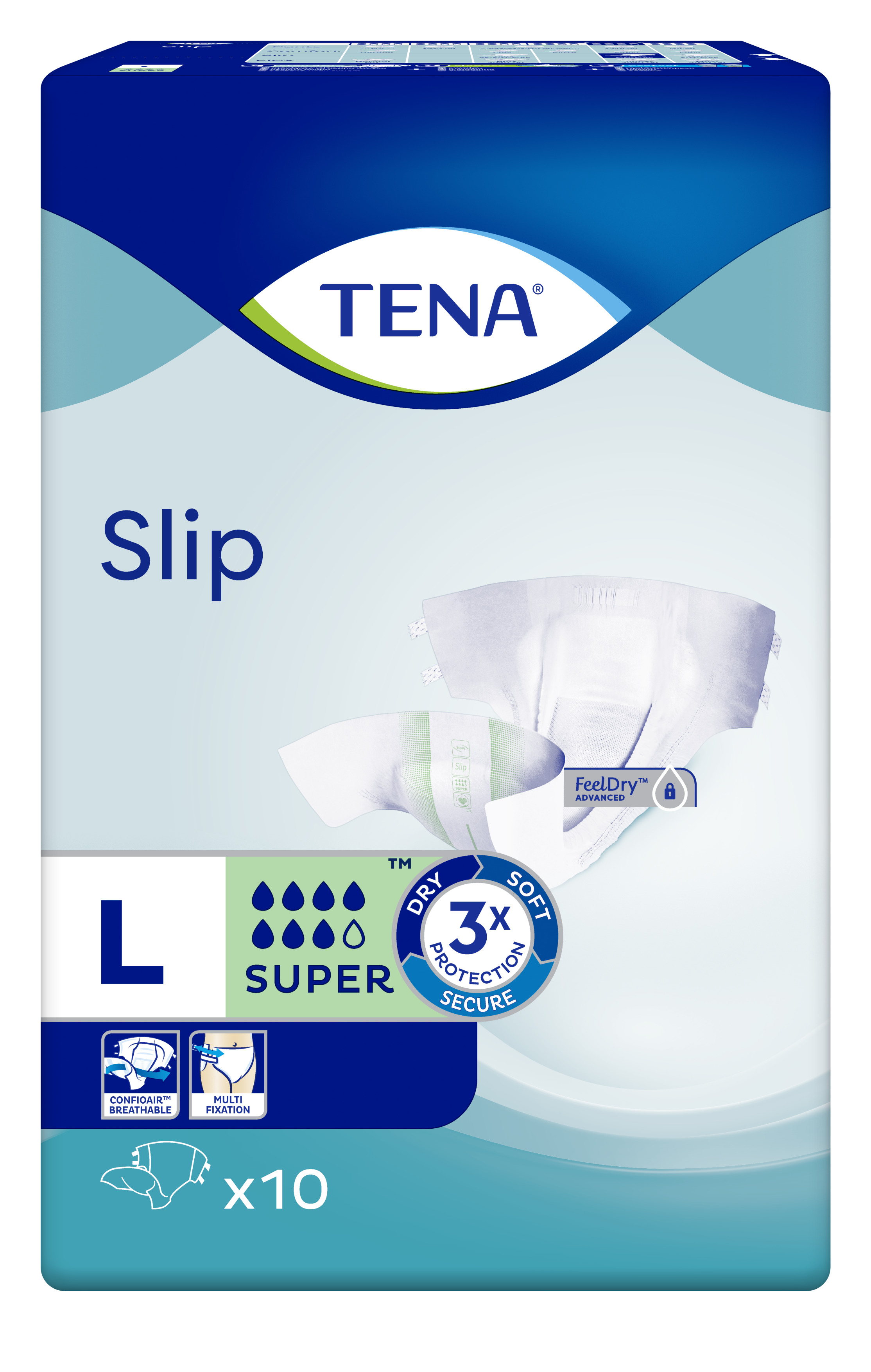 Подгузники для взрослых Tena Slip Super Large 10 шт. - фото 2