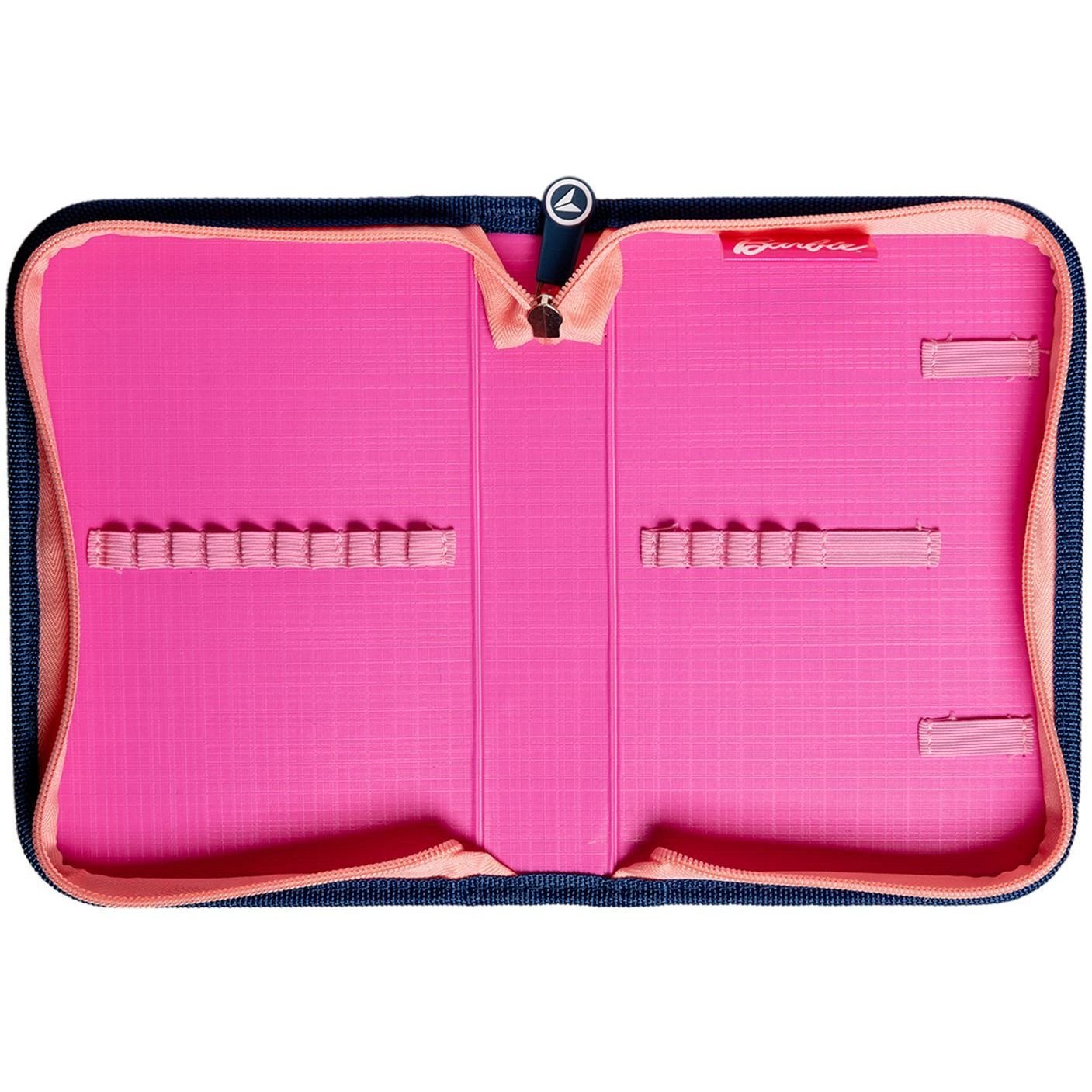 Пенал жесткий Yes HP-02 Barbie, 13х21х3 см, розовый с синим (533109) - фото 3