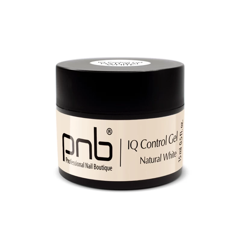 Гель PNB UV/LED IQ Control Gel Natural White 15 мл - фото 2