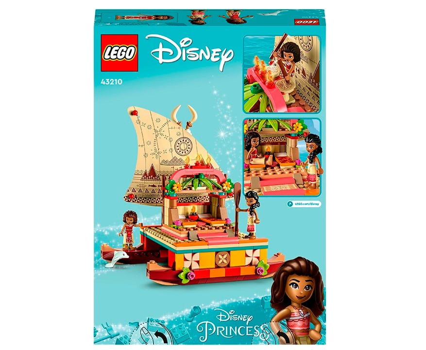 Конструктор LEGO Disney Princess Поисковая лодка Ваяны, 321 деталь (43210) - фото 6