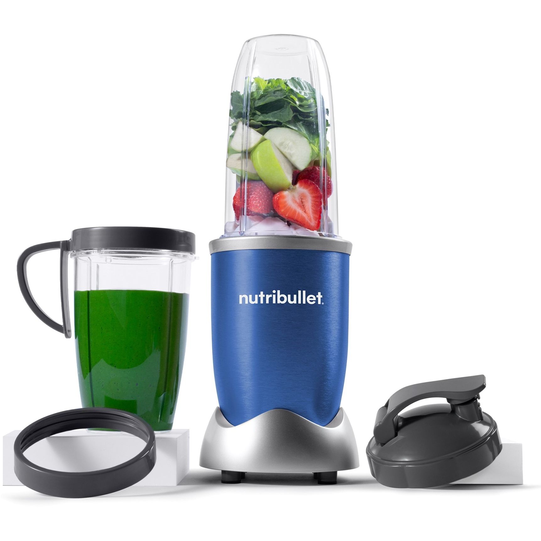 Стаціонарний блендер Nutribullet Pro NB 907BL 900W Blue - фото 7