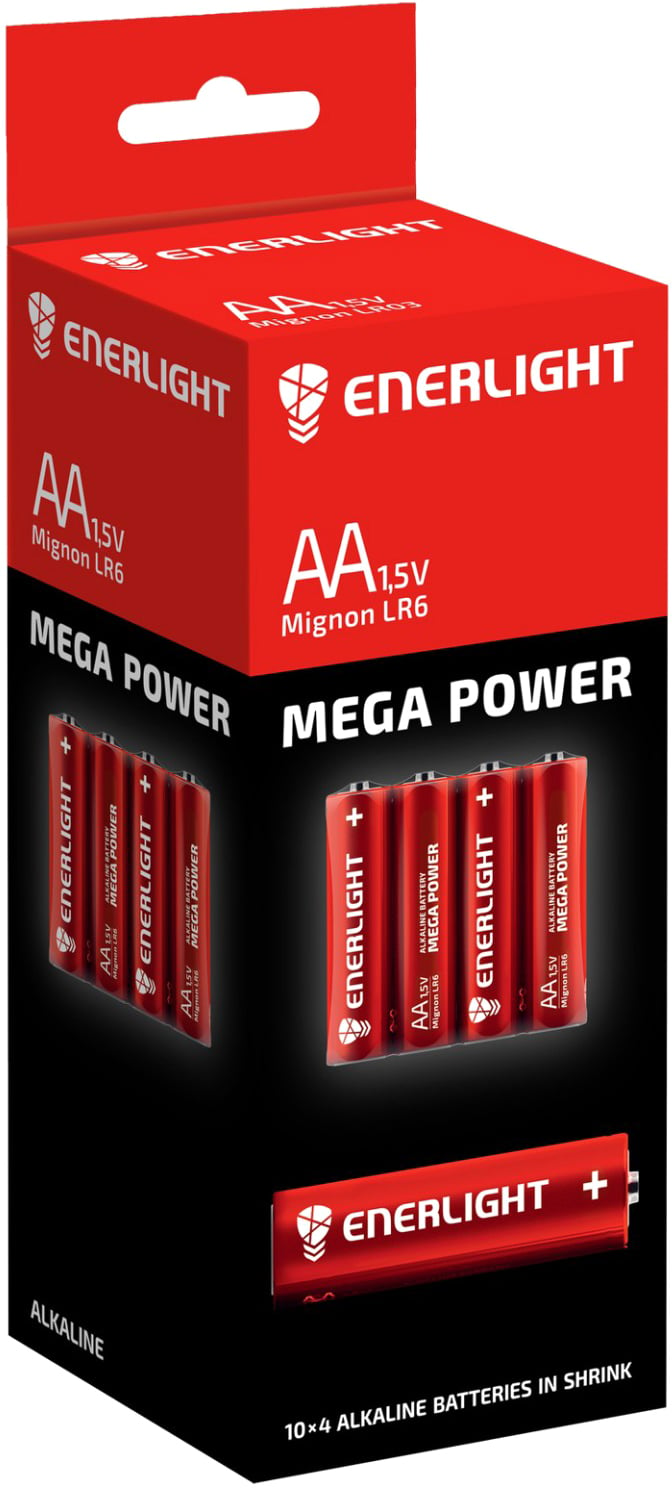 Батарейки Enerlight Mega Power AA, 40 шт. (90060204R) - фото 1