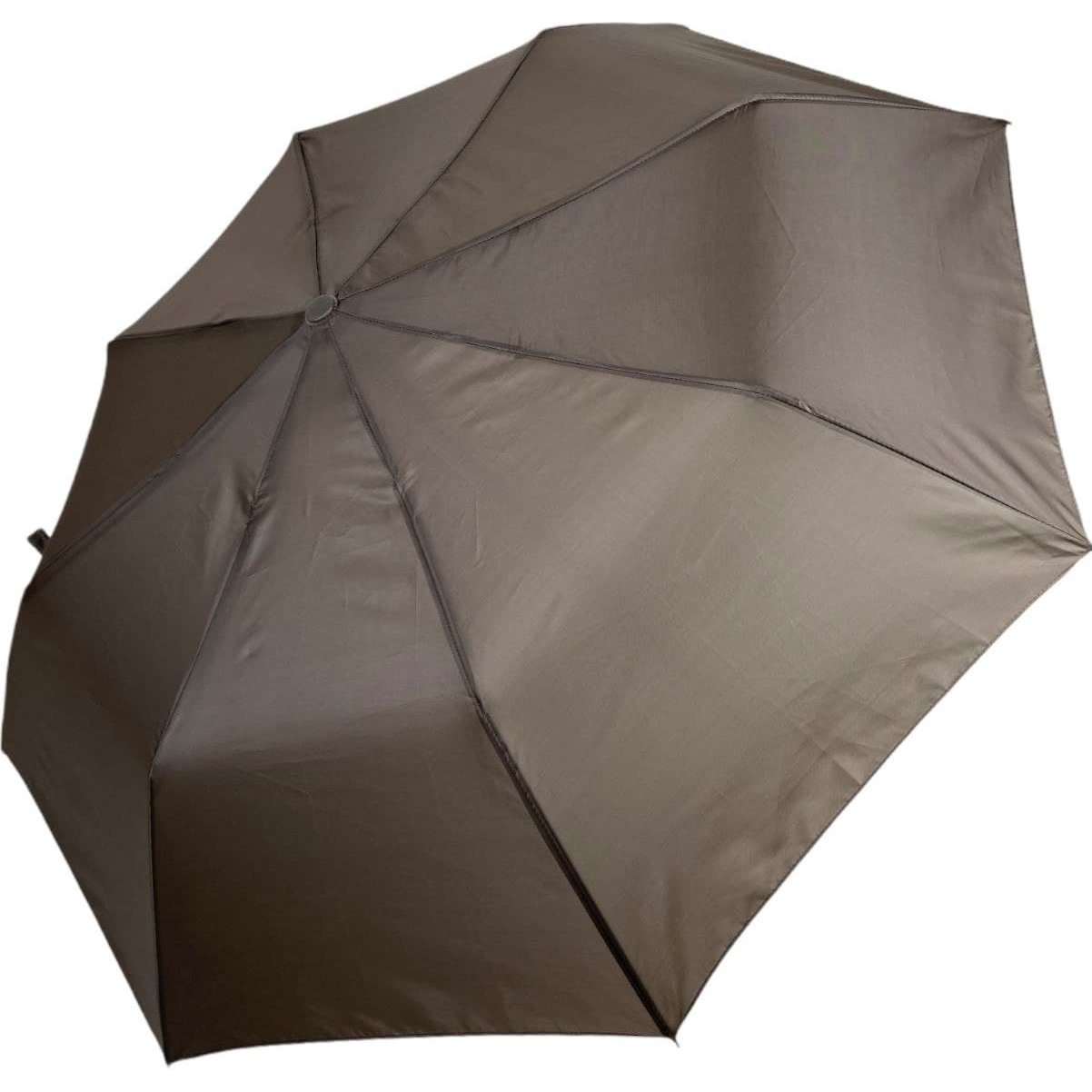 Женский складной зонтик полуавтомат S&L 98 см серый - фото 1