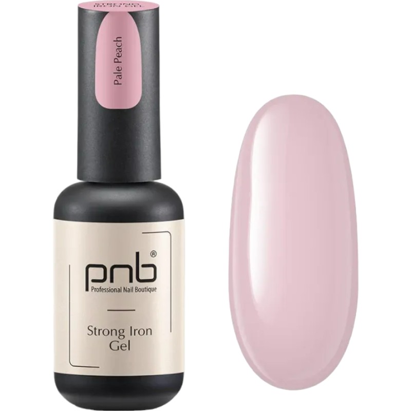 Гель PNB Strong Iron Gel Pale Peach 8 мл - фото 1