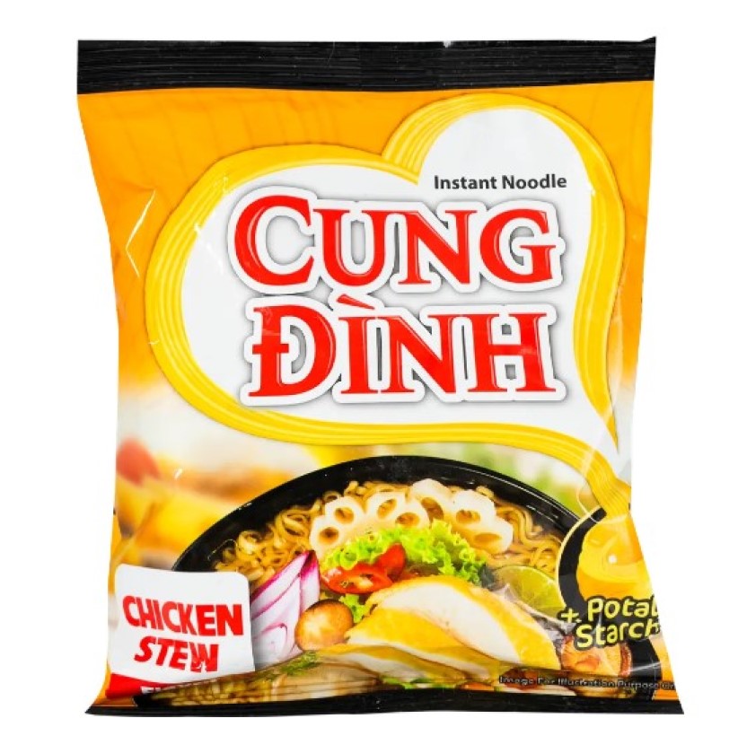 Лапша быстрого приготовления Cung Dinh Chicken Stew 79 г - фото 1