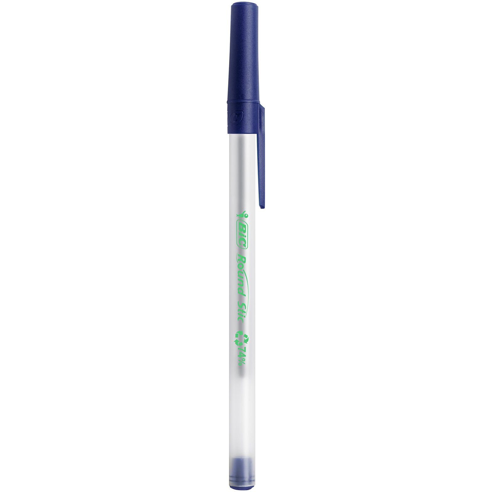 Ручка шариковая BIC Round Stic ECOlutions, 0,36 мм, синий, 1 шт. (948727) - фото 1