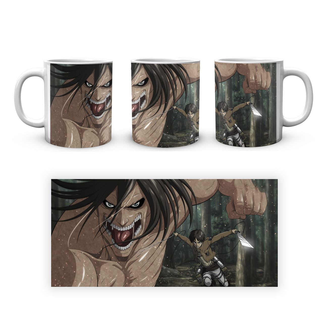 Кружка GeekLand Attack on Titan Атака Титанов Эрен AOT 002.14 - фото 4