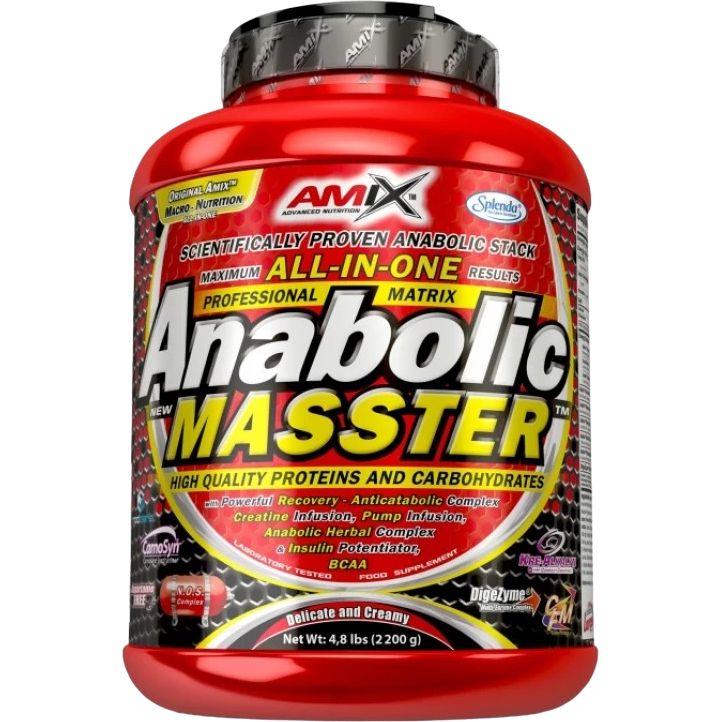 Високобілковий гейнер Amix Anabolic Masster шоколад 2.2 кг - фото 1