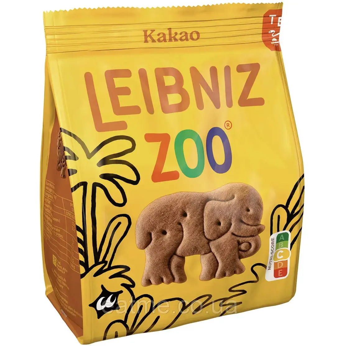 Печенье Leibniz Zoo какао 100 г (919731) - фото 2