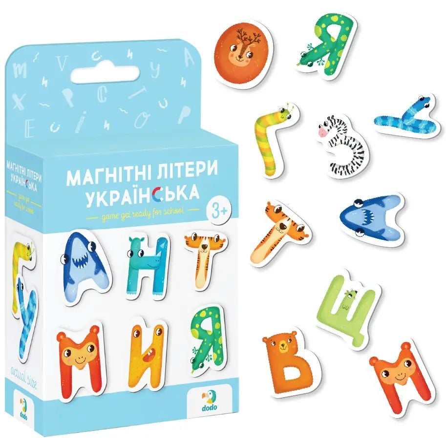 Магнитная игра DoDo Украинский магнитный алфавит (200211) - фото 2