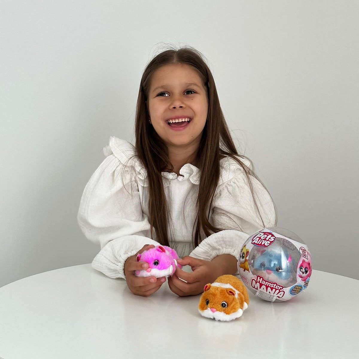 Интерактивная мягкая игрушка Pets & Robo Alive Забавный хомячок розовый (9543-20) - фото 6