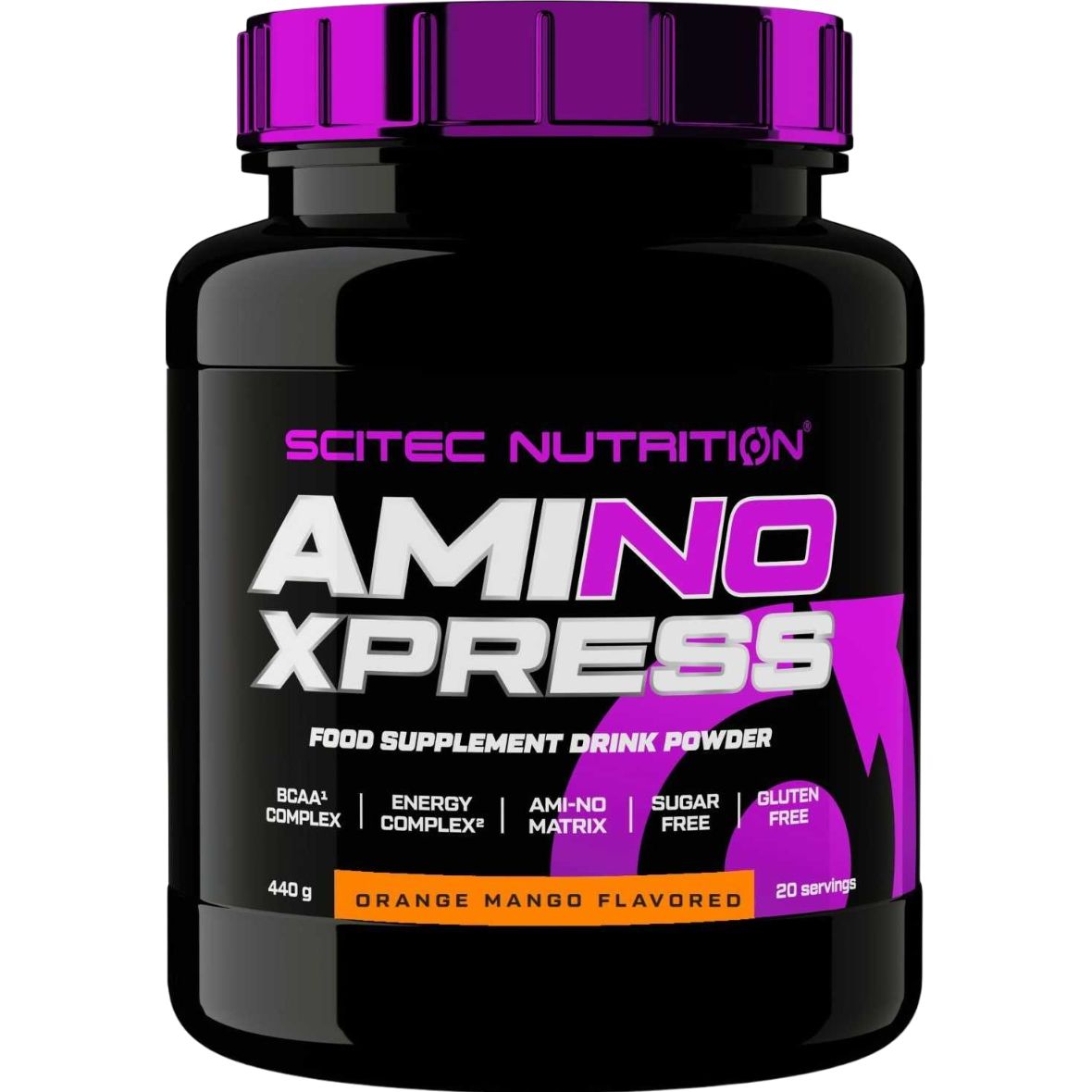 Амінокислоти Scitec Nutrition Ami-NO Xpress Апельсин-манго 440 г - фото 1