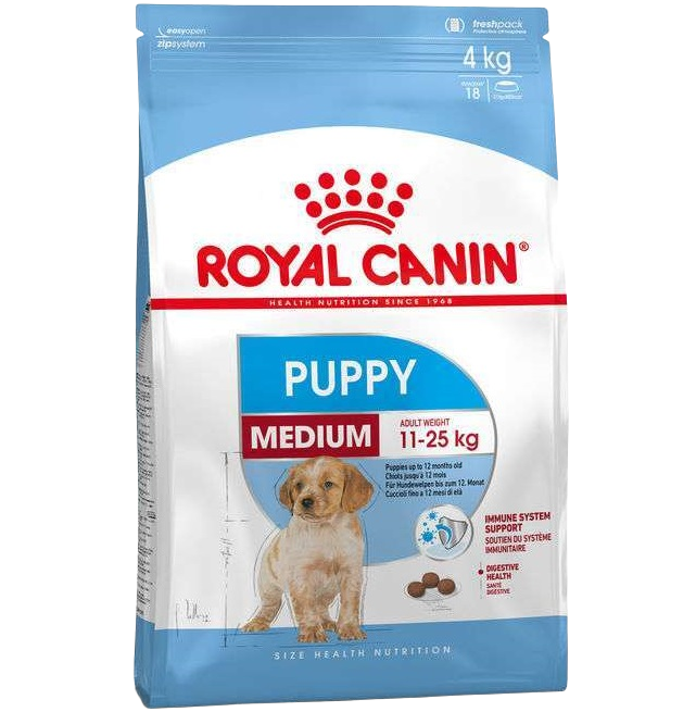 Сухий корм для цуценят собак середніх порід Royal Canin Medium Puppy, з м'ясом птиці, 1 кг (30030101) - фото 1
