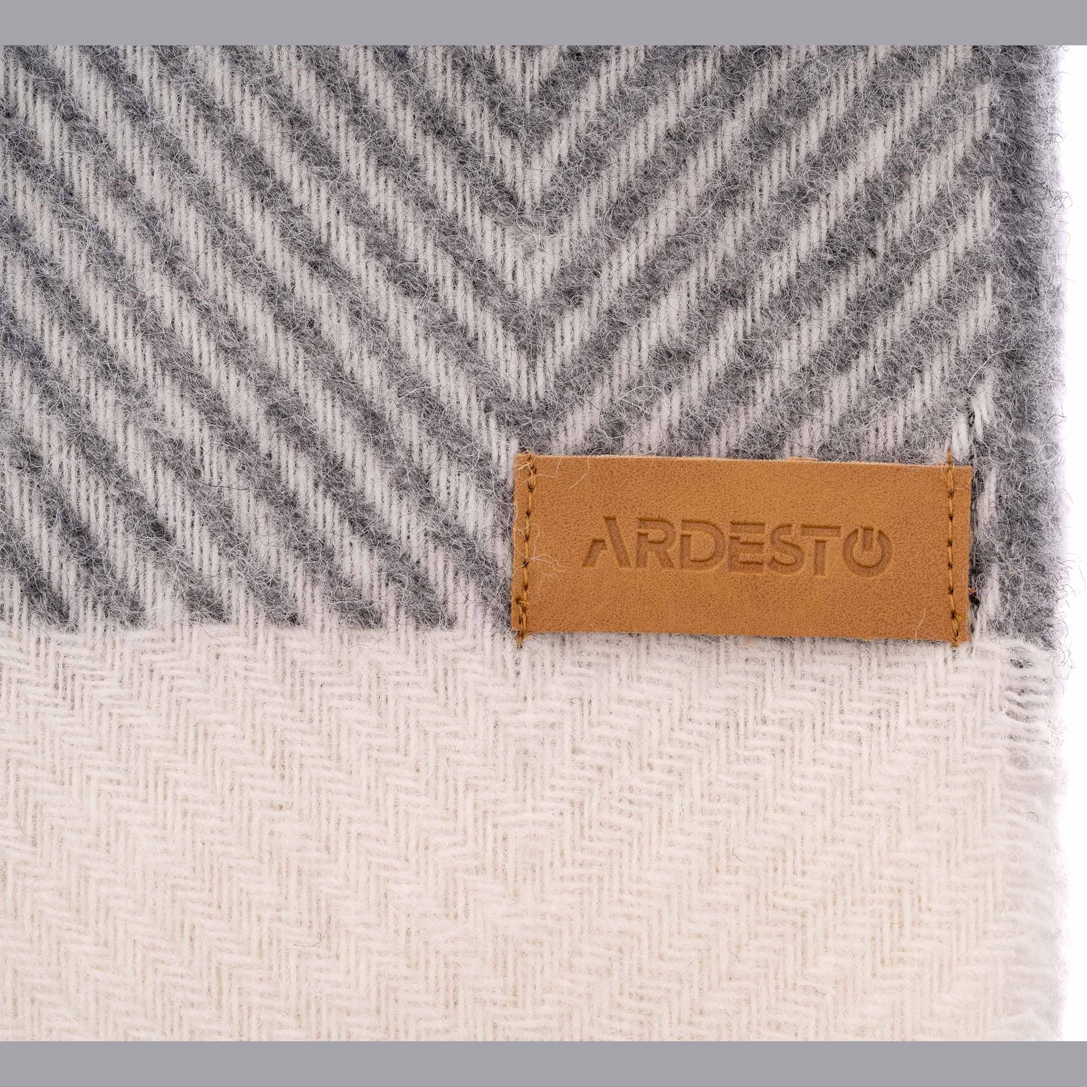 Плед Ardesto Leonardo Bianco, 200x140 см, сірий (ART0502LB) - фото 3