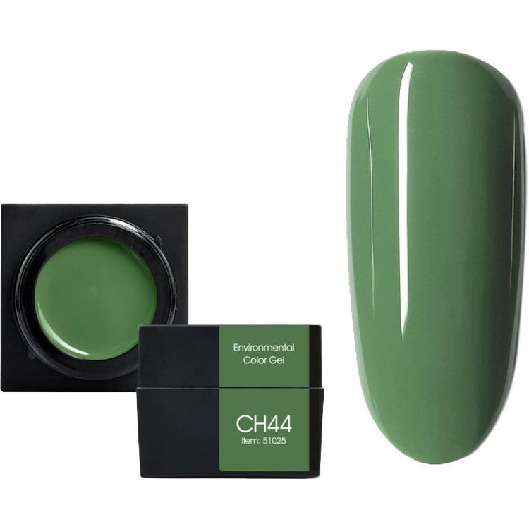 Мус-гель кольоровий Canni CH44, 5 г оливковий - фото 1