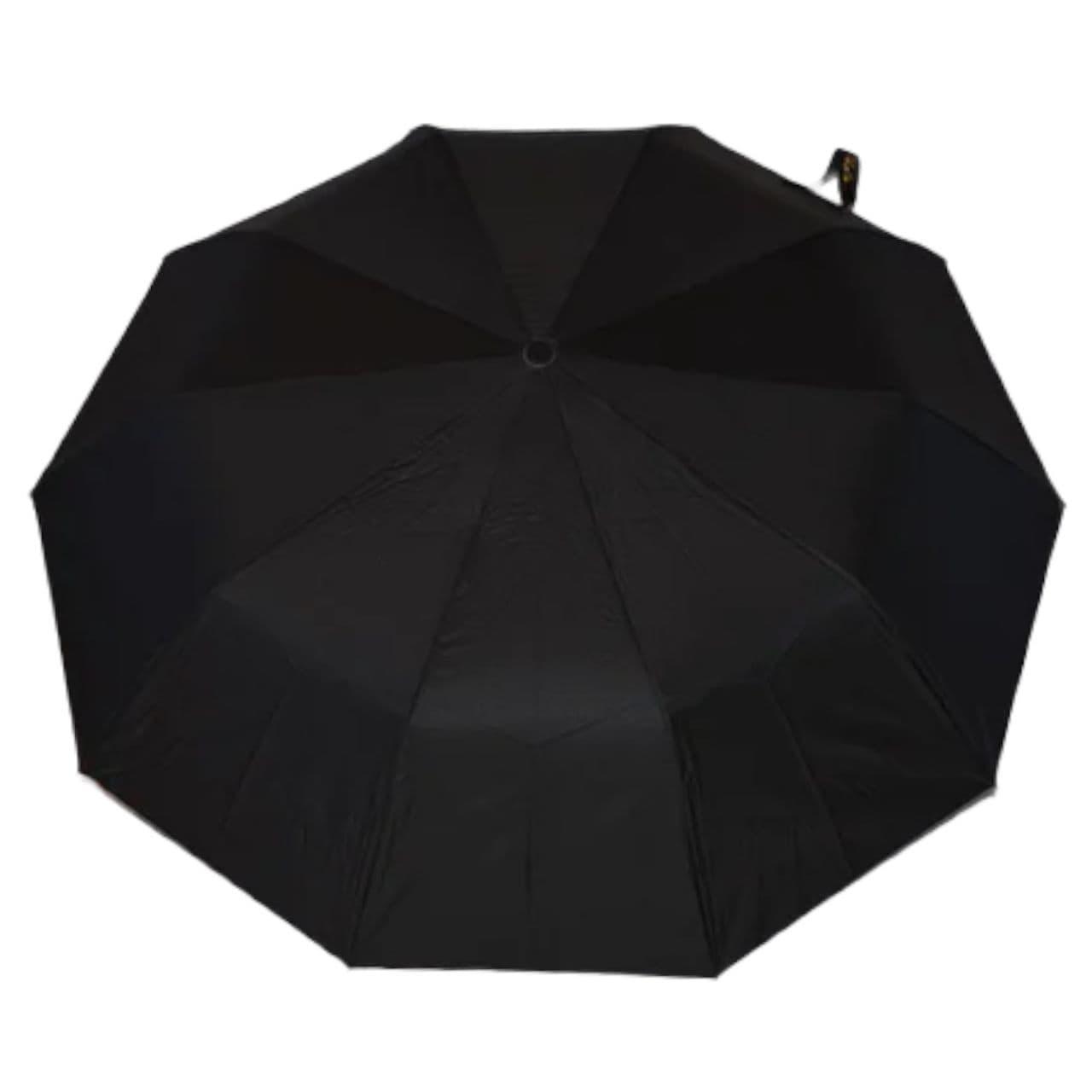 Мужской складной зонтик полуавтомат Bellissima 100 см черный - фото 4