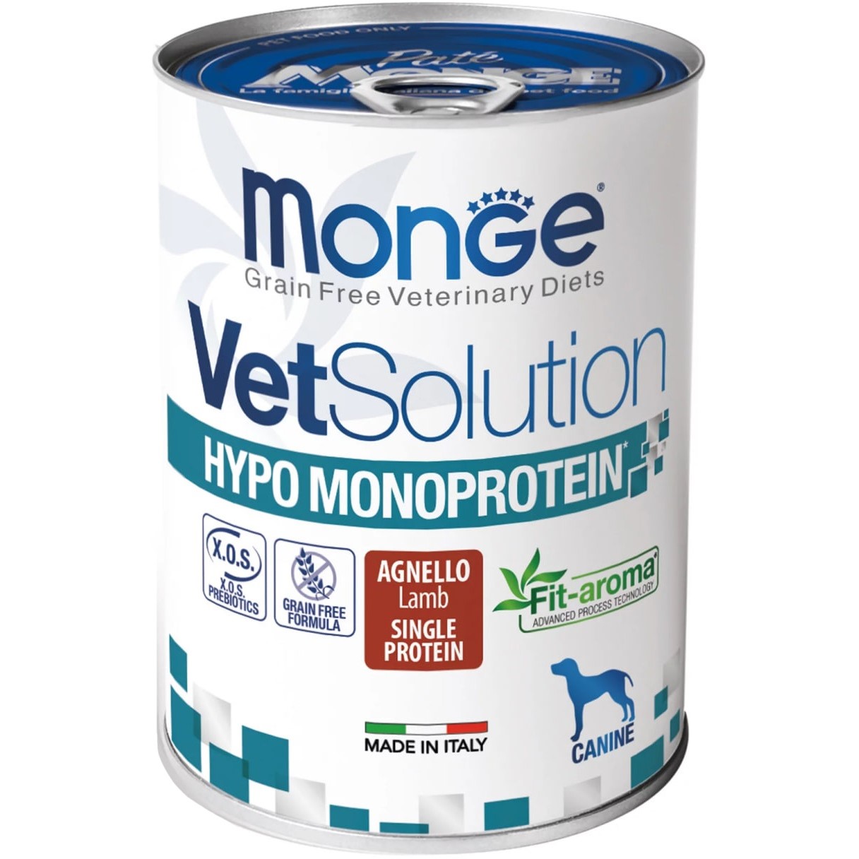 Влажный корм для собак Monge VetSolution Wet Hypo с ягненком 400 г - фото 1