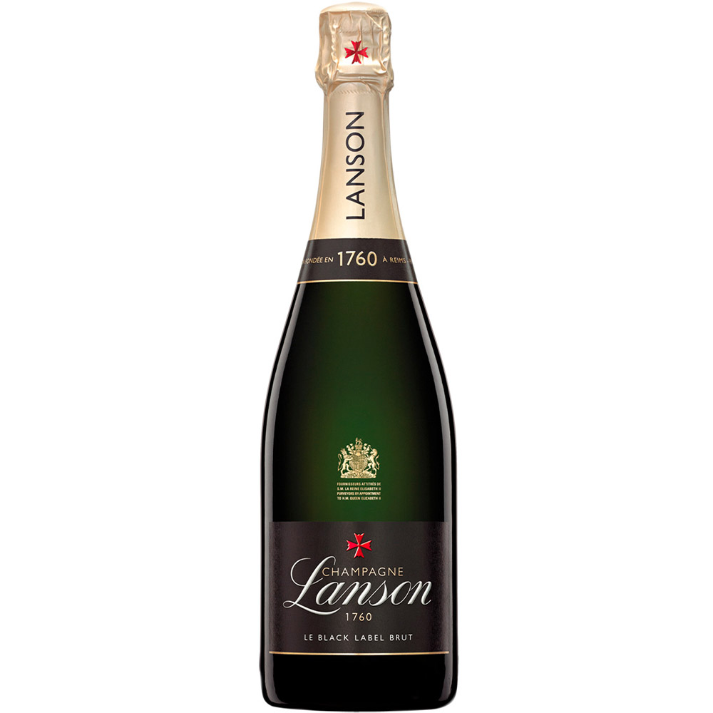 Шампанське Lanson Le Black Label Brut біле брют 0.75 л - фото 1