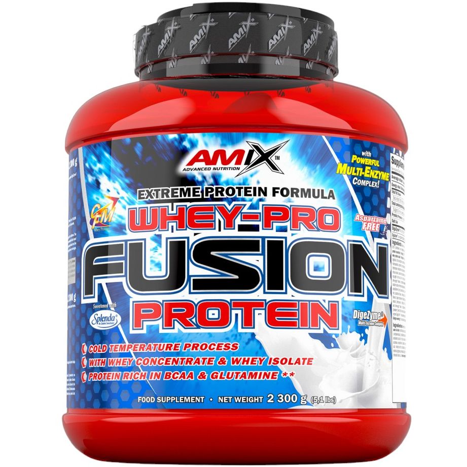 Протеїн Amix Whey-Pro Fusion Арахіс-шоко-карамель 2.3 кг (819392) - фото 1