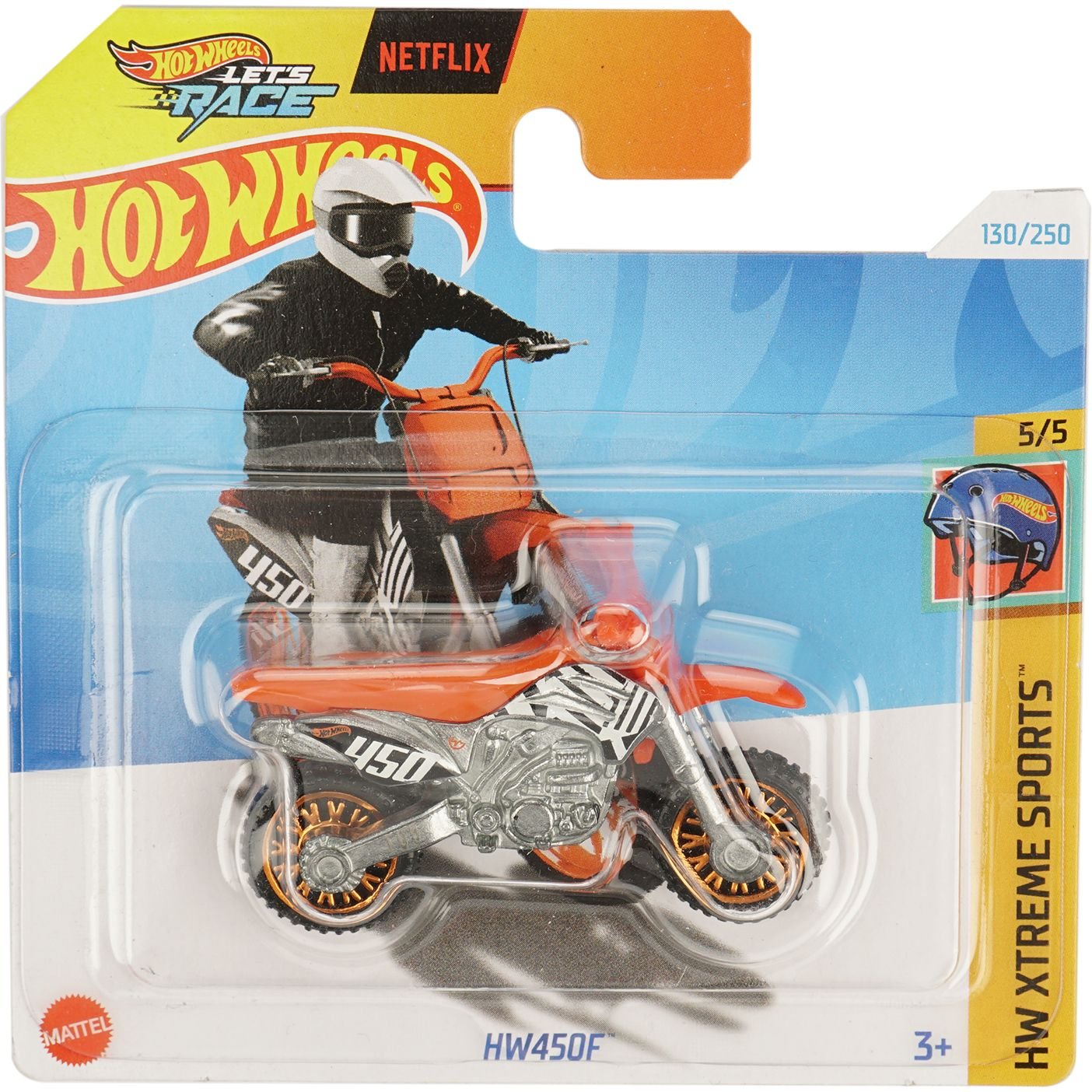 Базовая машинка Hot Wheels HW Xtreme Sports HW450F оранжевая (5785) - фото 1